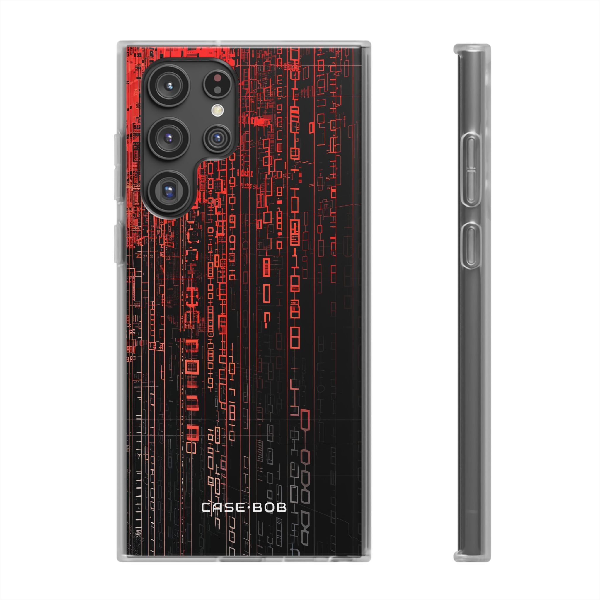 Crimson Glyphs Samsung S22 Ultra Case - Soft