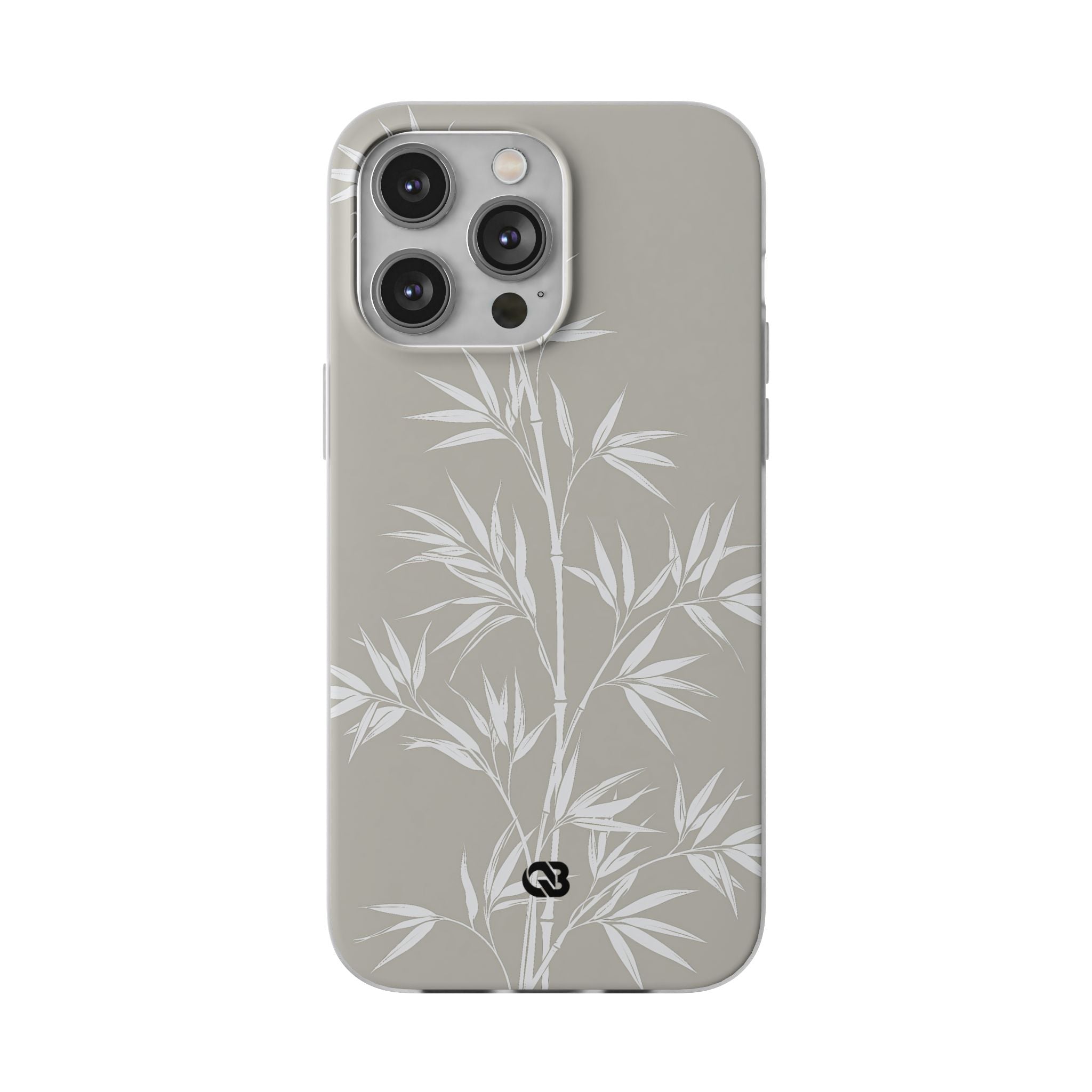 Beige Lite Phone Case for iPhone - Sandstone Bamboo Stalks