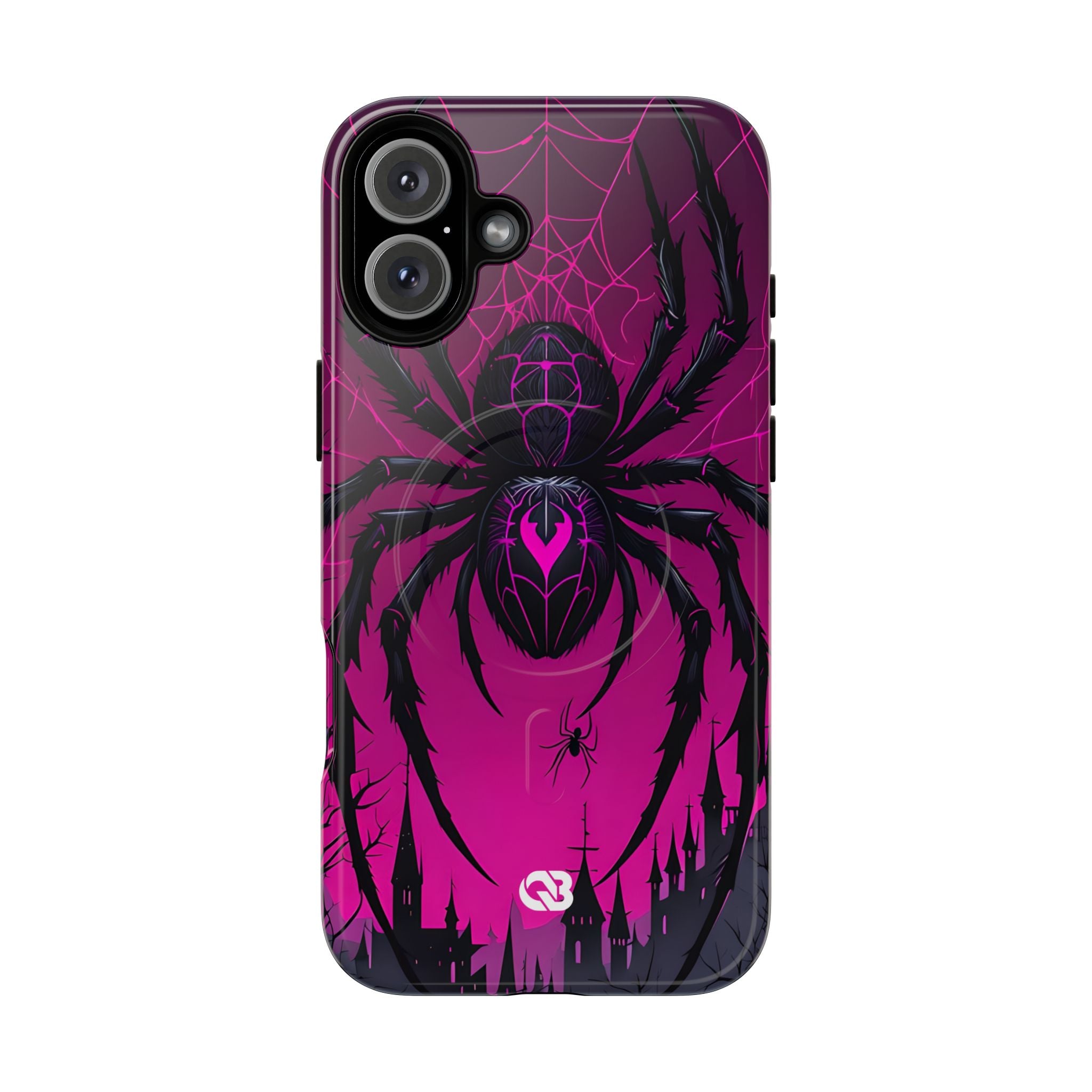 Obsidian Neon Widow · Tough+ Handyhülle für iPhone · Magsafe