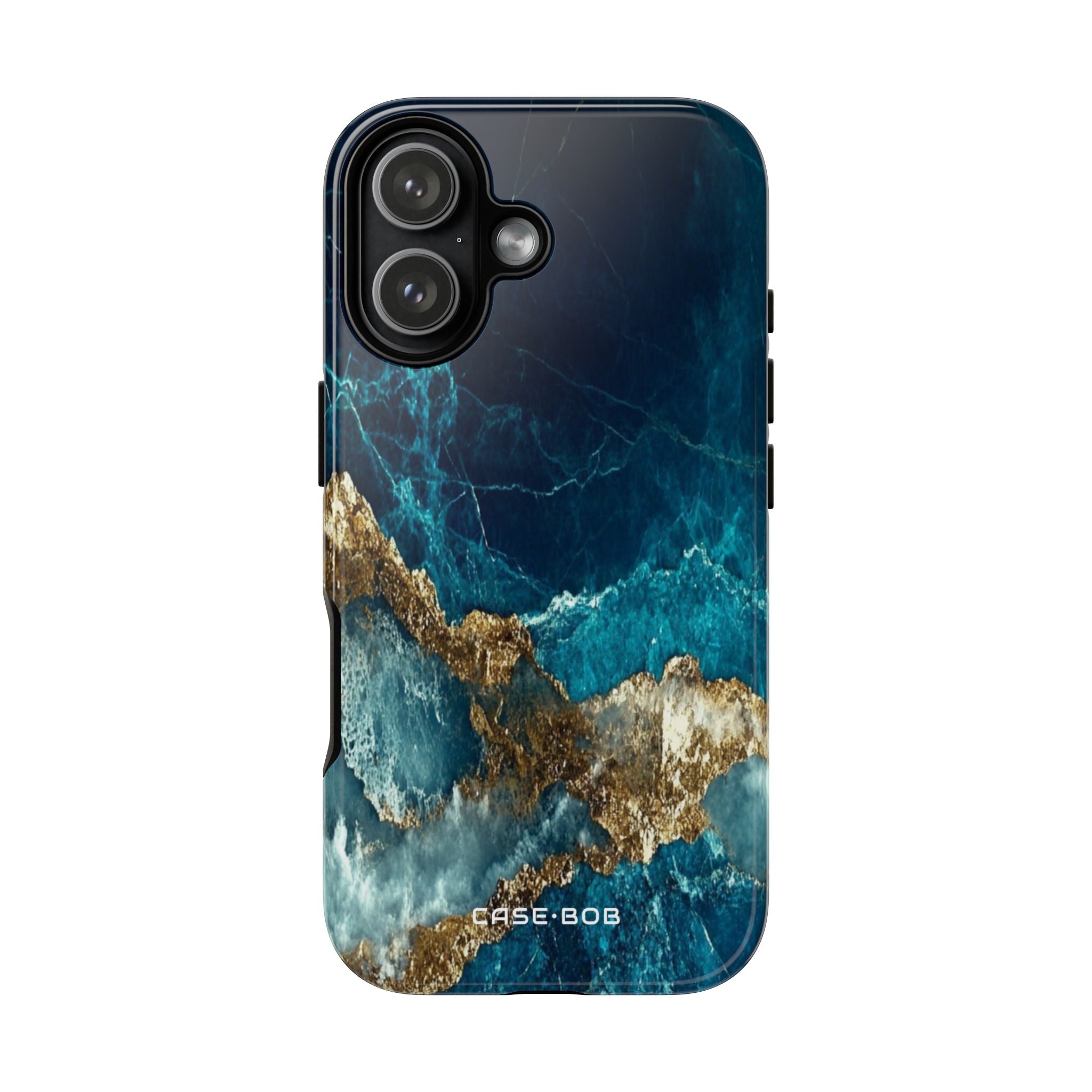 Jagged Gold Split iPhone 17 Case - Tough - CASE•BOB