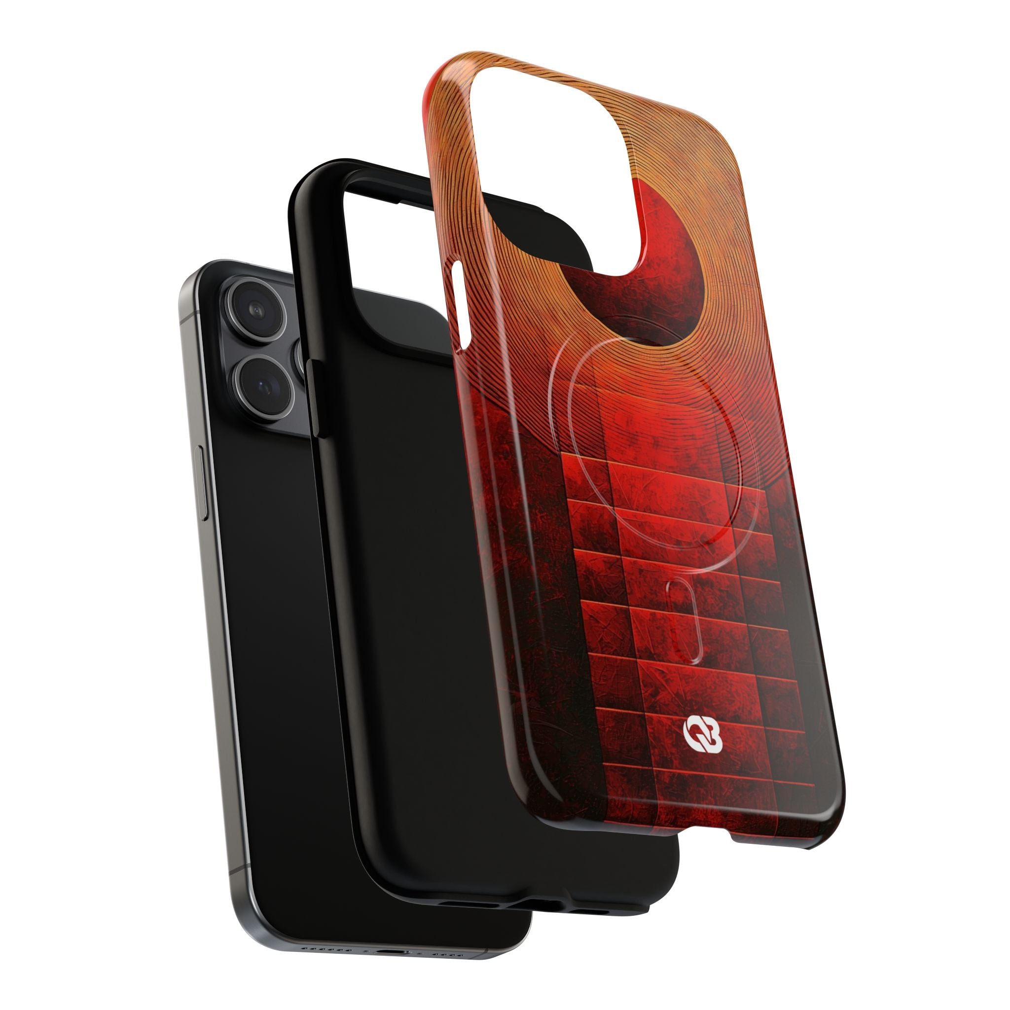 Crimson Solar Halo · Tough+ Capa para iPhone · Magsafe