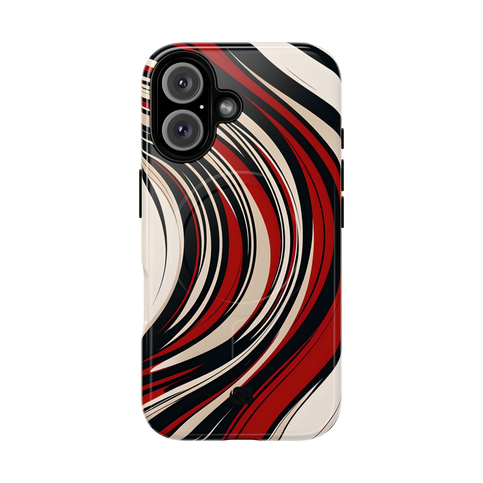 Crimson Flow Waves · Tough+ Magsafe