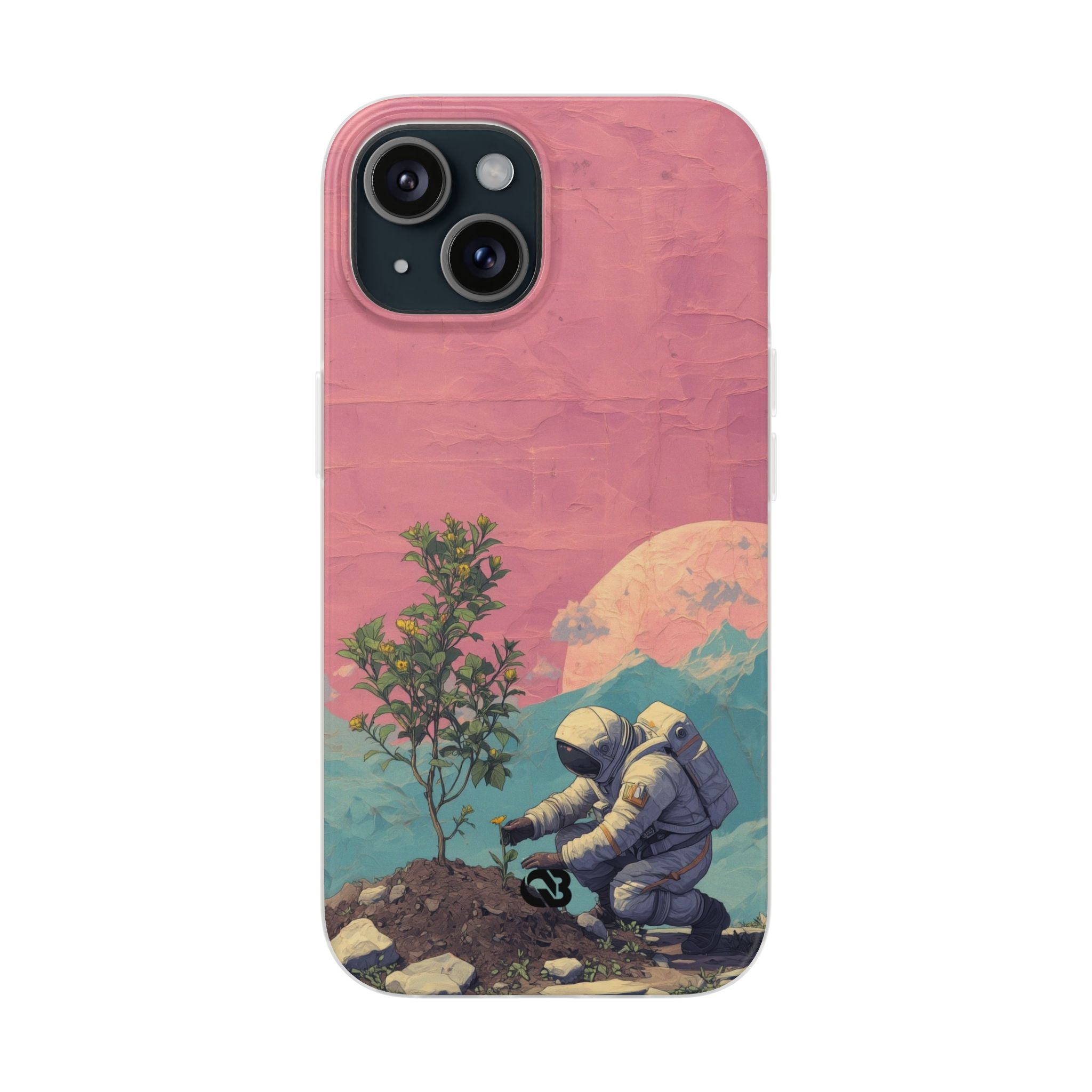 Lunar Pastel Bloom · Soft Phone Case for iPhone