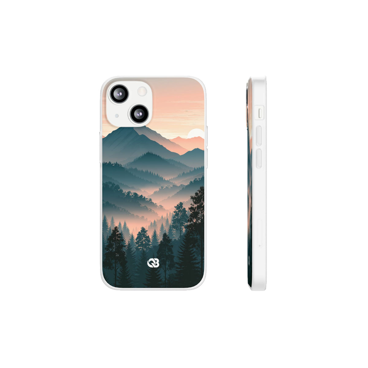 Misty Pine Summit · Lite Phone Case for iPhone · Green