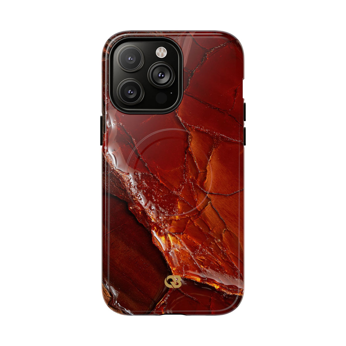 Amber Embrace · Tough 2.0 Magnetic Phone Case for iPhone · Brown