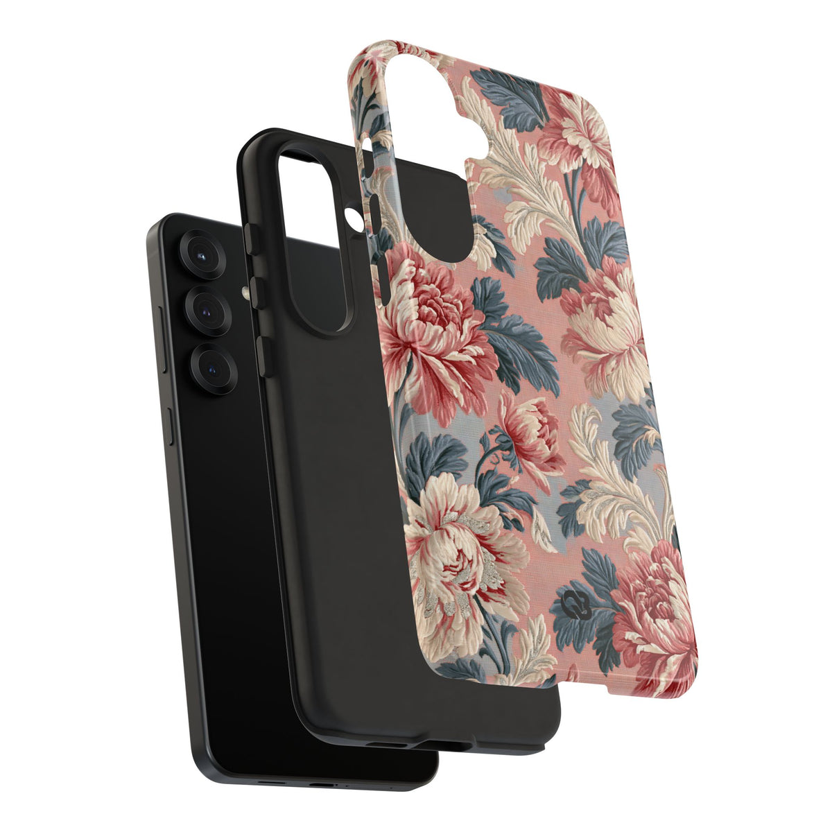 Blush Peony Jacquard · Tough Phone Case for Samsung · Pink