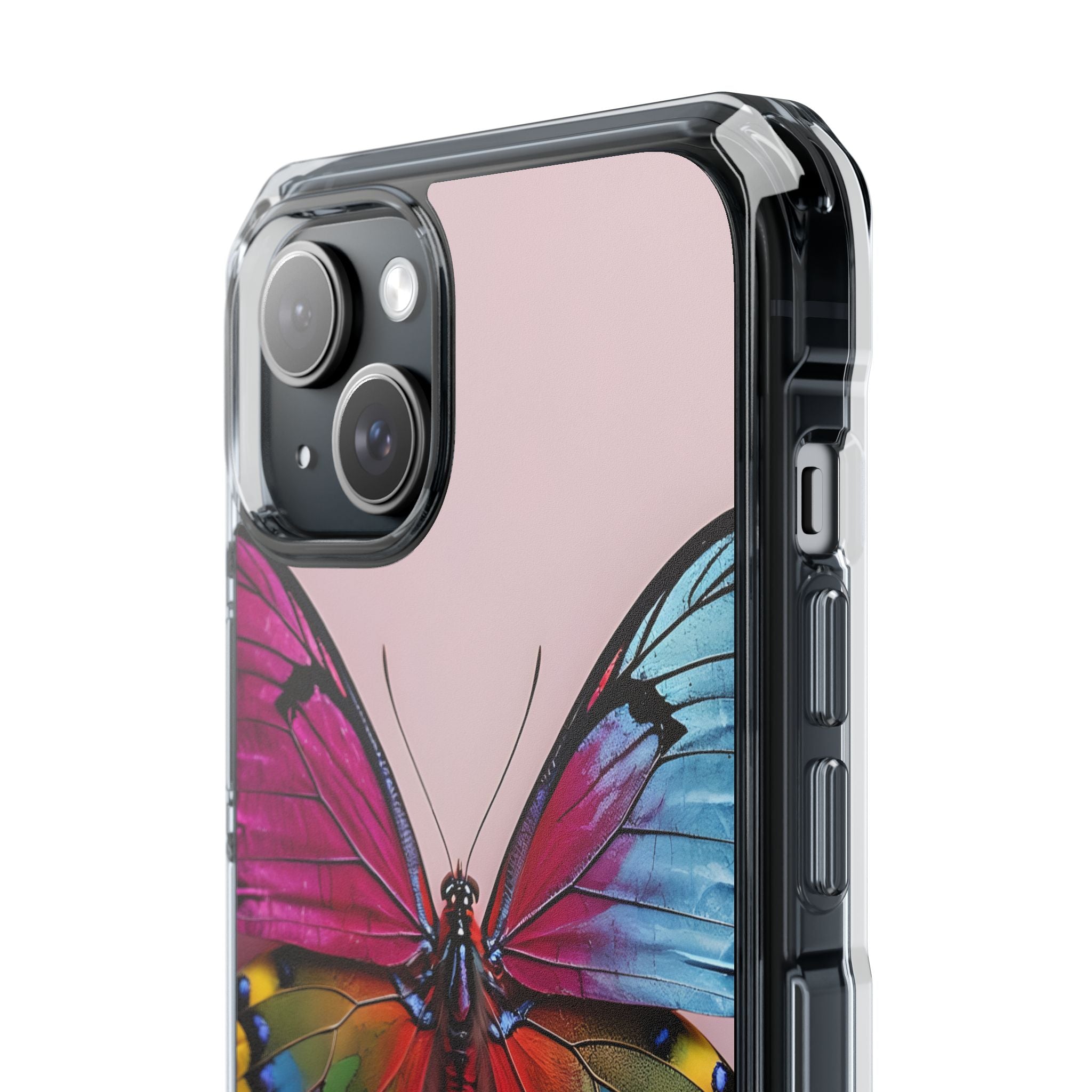 Vivid Butterfly iPhone 15 Plus Case - Impact