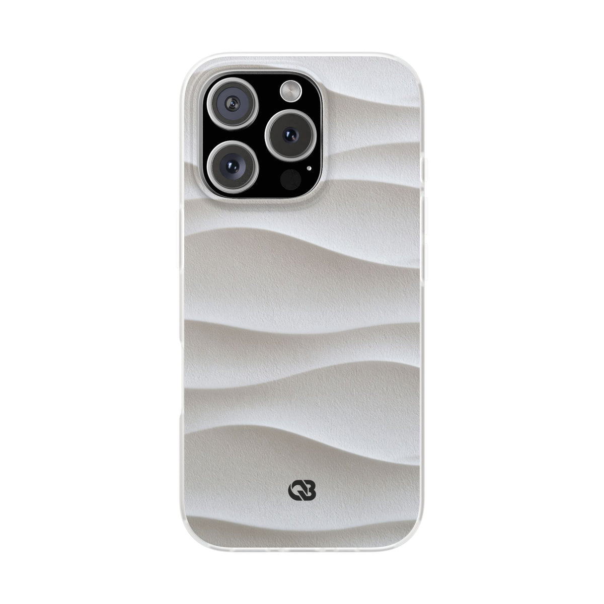 Sculpted Dune Relief · Lite Phone Case for iPhone · White