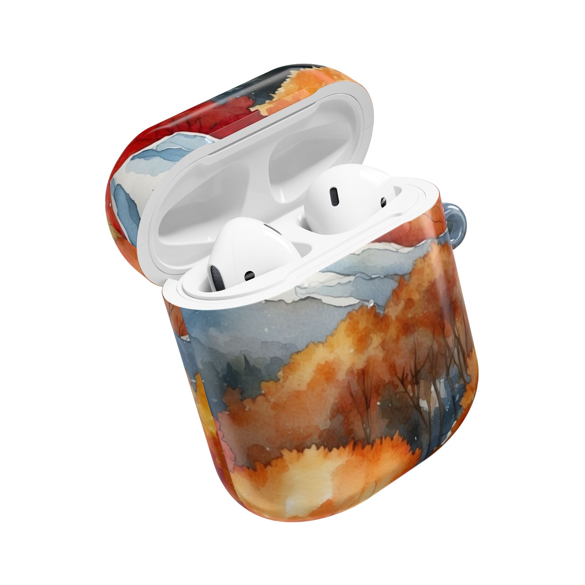 Snowcapped Ember Mountains - AirPods Cover