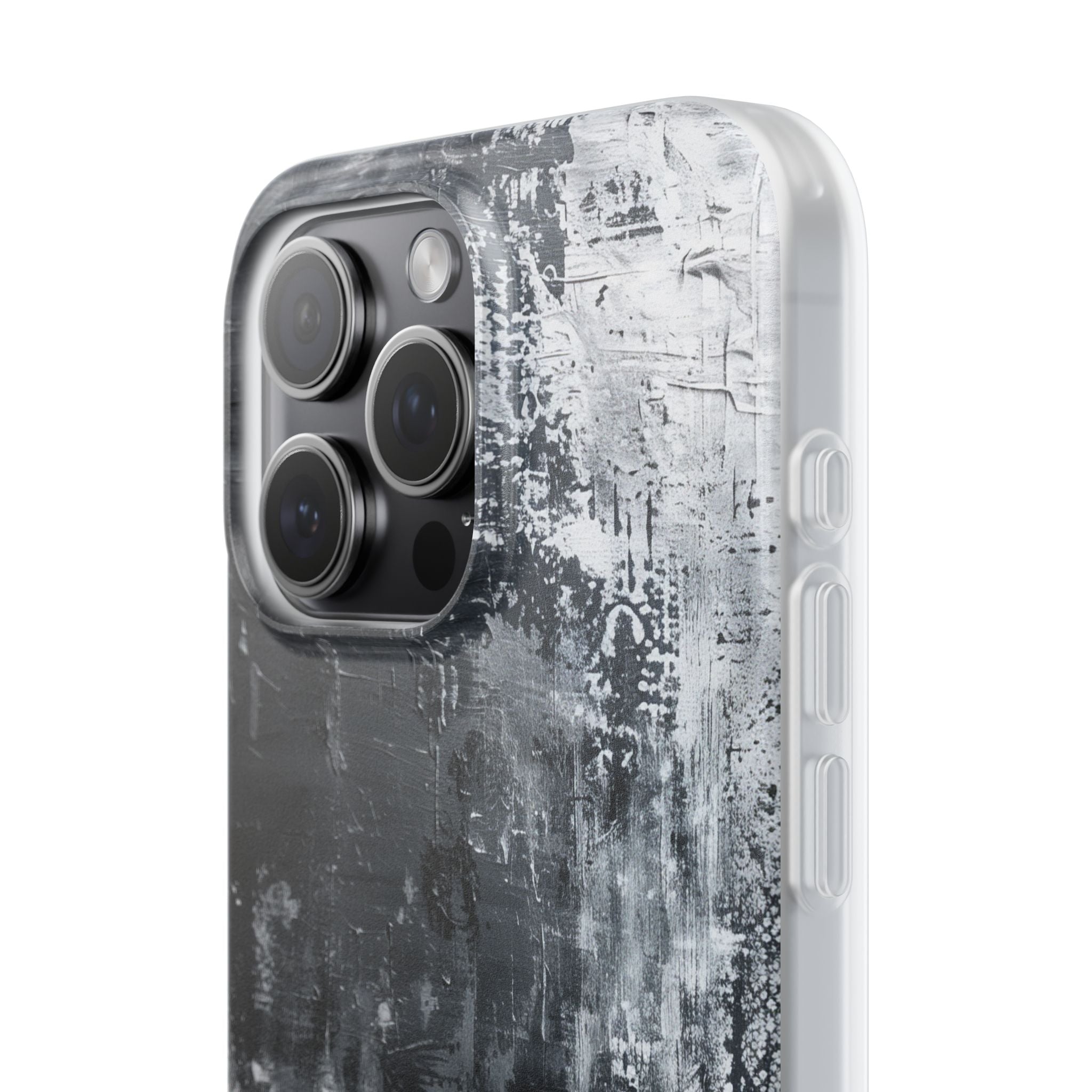 Texturiertes Blackscape iPhone 15 Pro Max Case - Soft