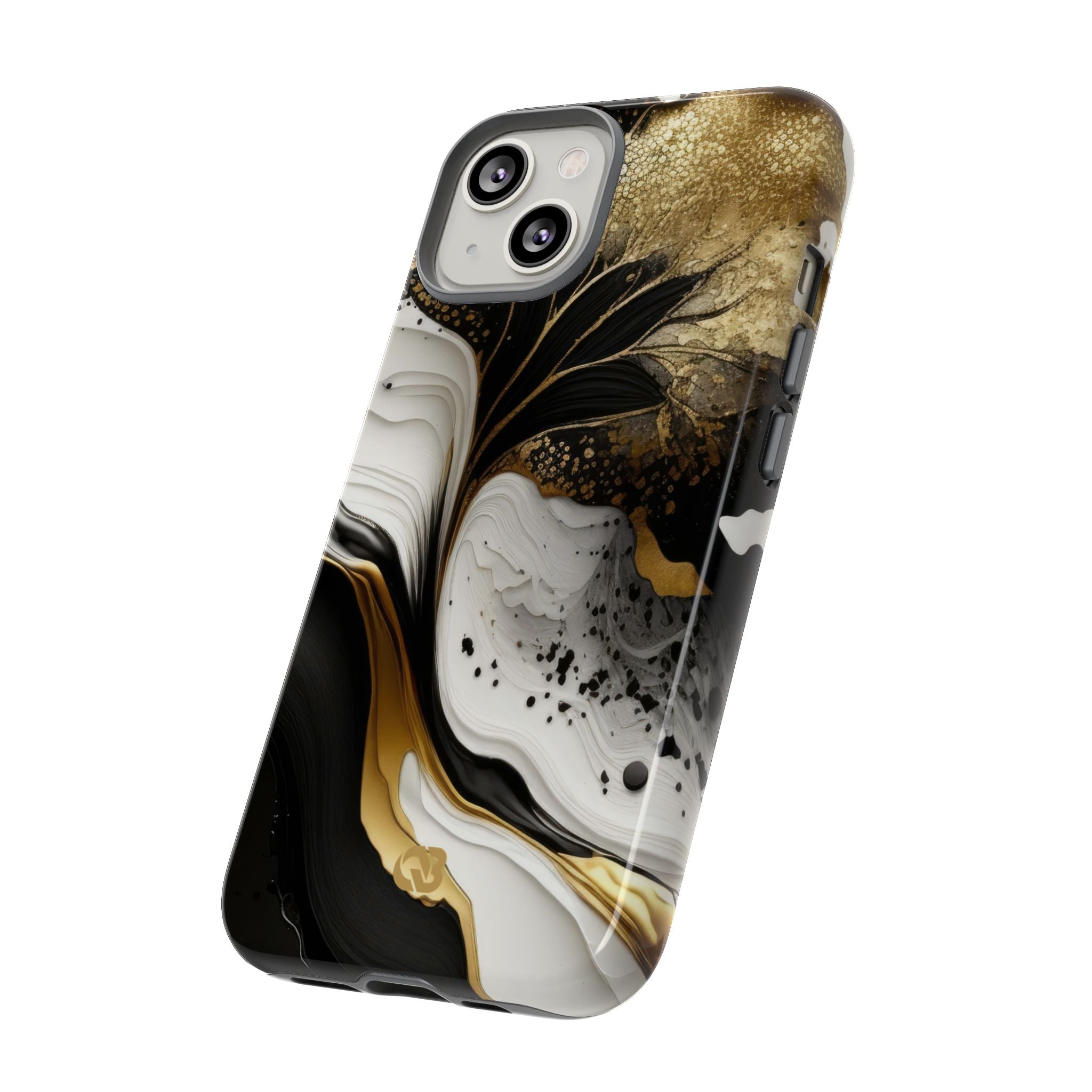 Molten Onyx Gold · Tough Etui na telefon dla iPhone
