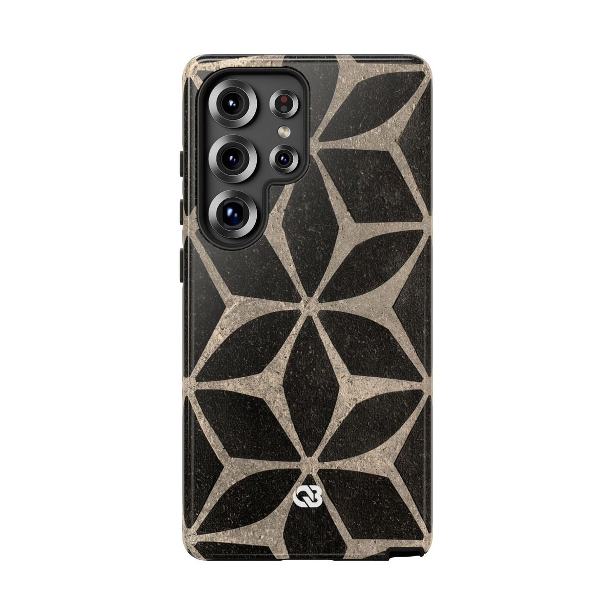 Concrete Mosaic Star · Tough Phone Case for Samsung · Black