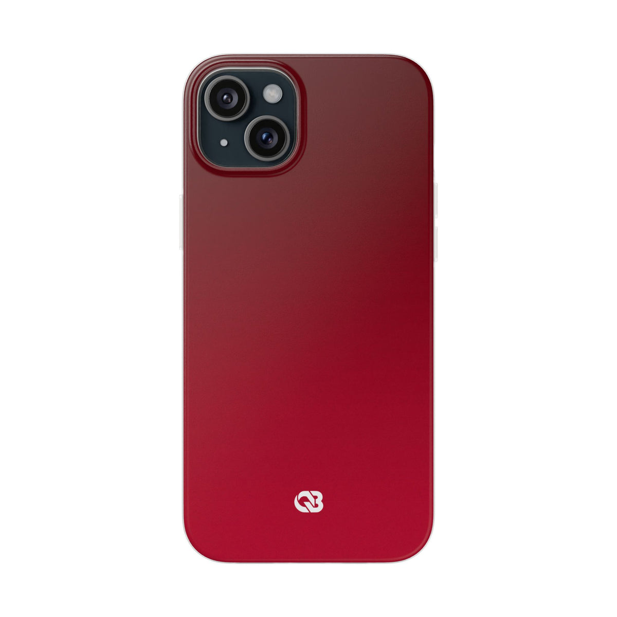 Red Lite Phone Case for iPhone - Crimson Velvet Fade