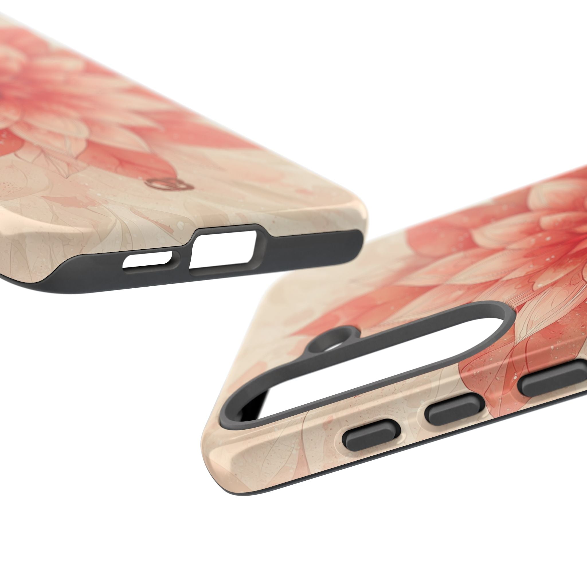 Coral Layered Bloom · Tough Handyhülle für Samsung