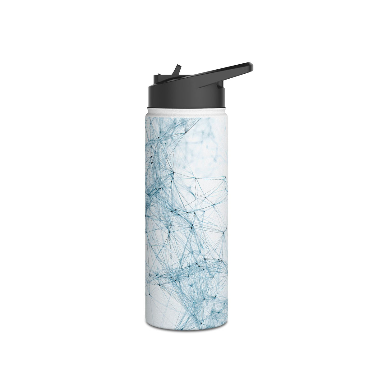 Neural Lattice · Insulated Water Bottle · White