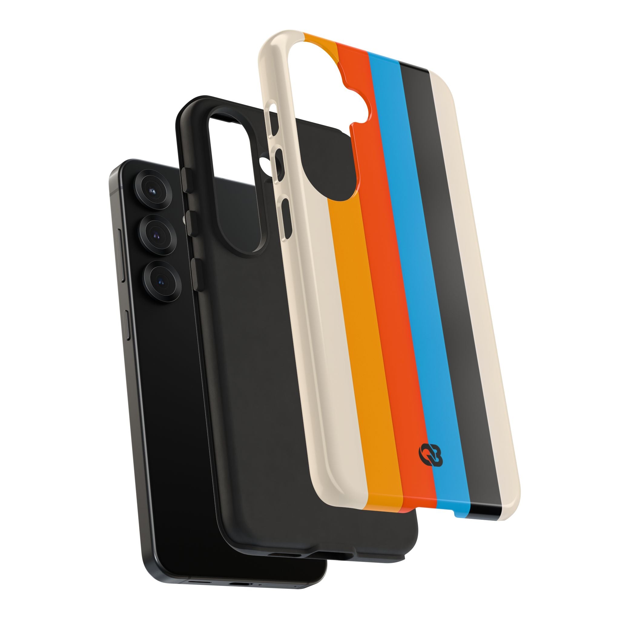 Retro Racing Stripes · Tough Custodia per Samsung