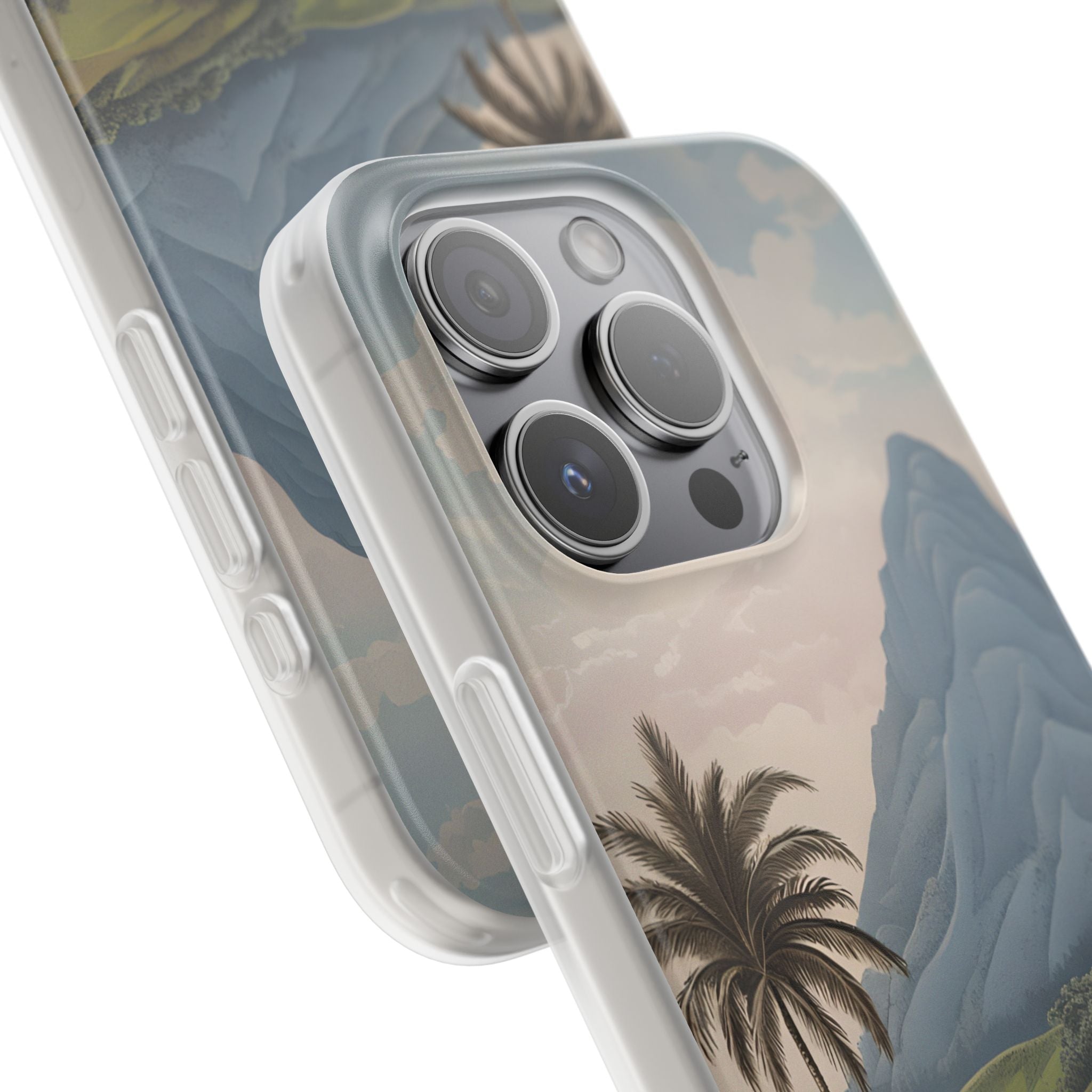 Azure Mountain Vista · Soft Custodia per iPhone