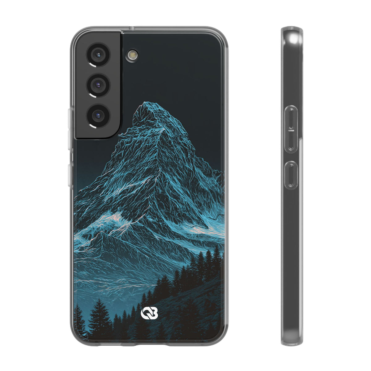 Glacial Alpine Peak · Lite Phone Case for Samsung · Blue