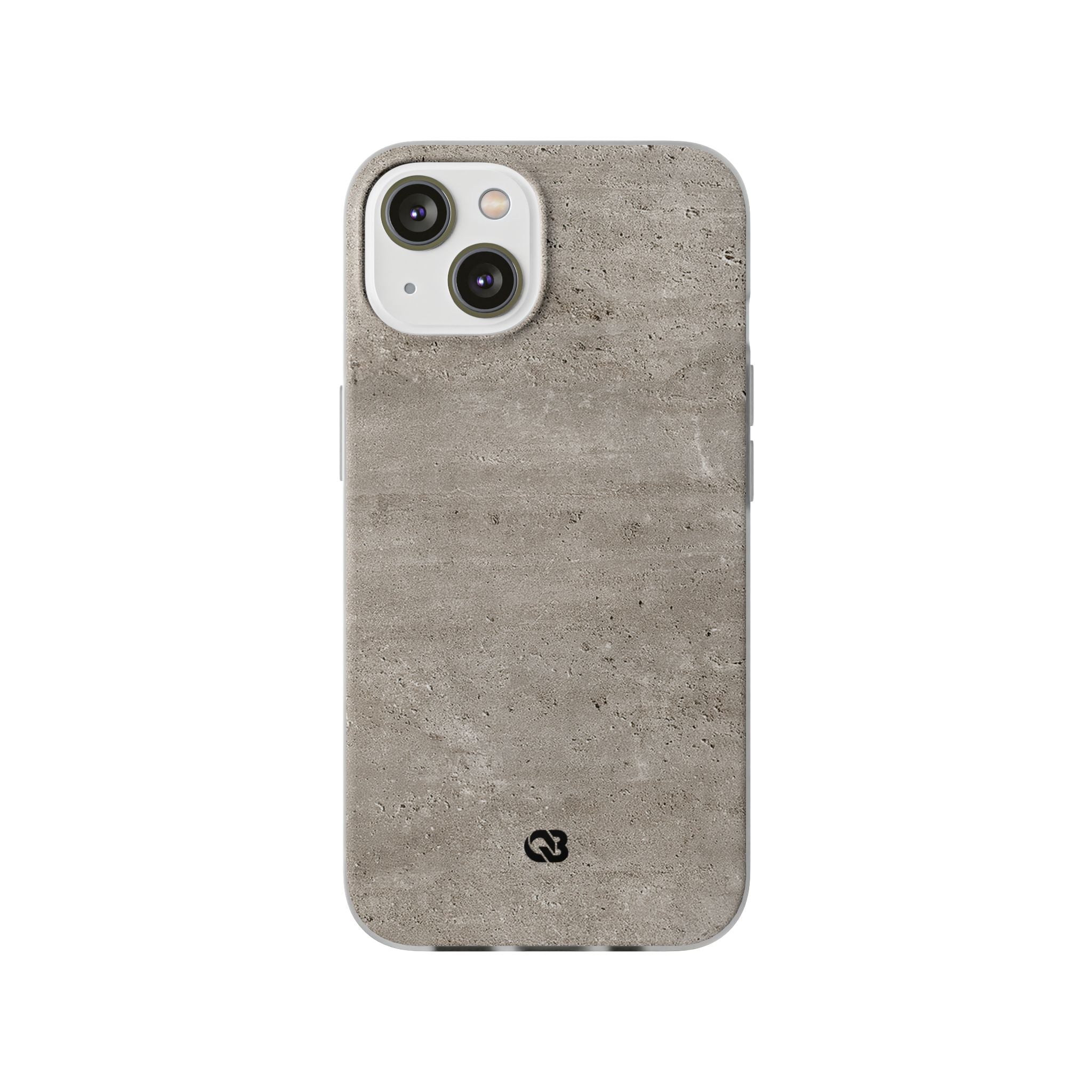 Grey Lite Phone Case for iPhone - Brutalist Stone Grit