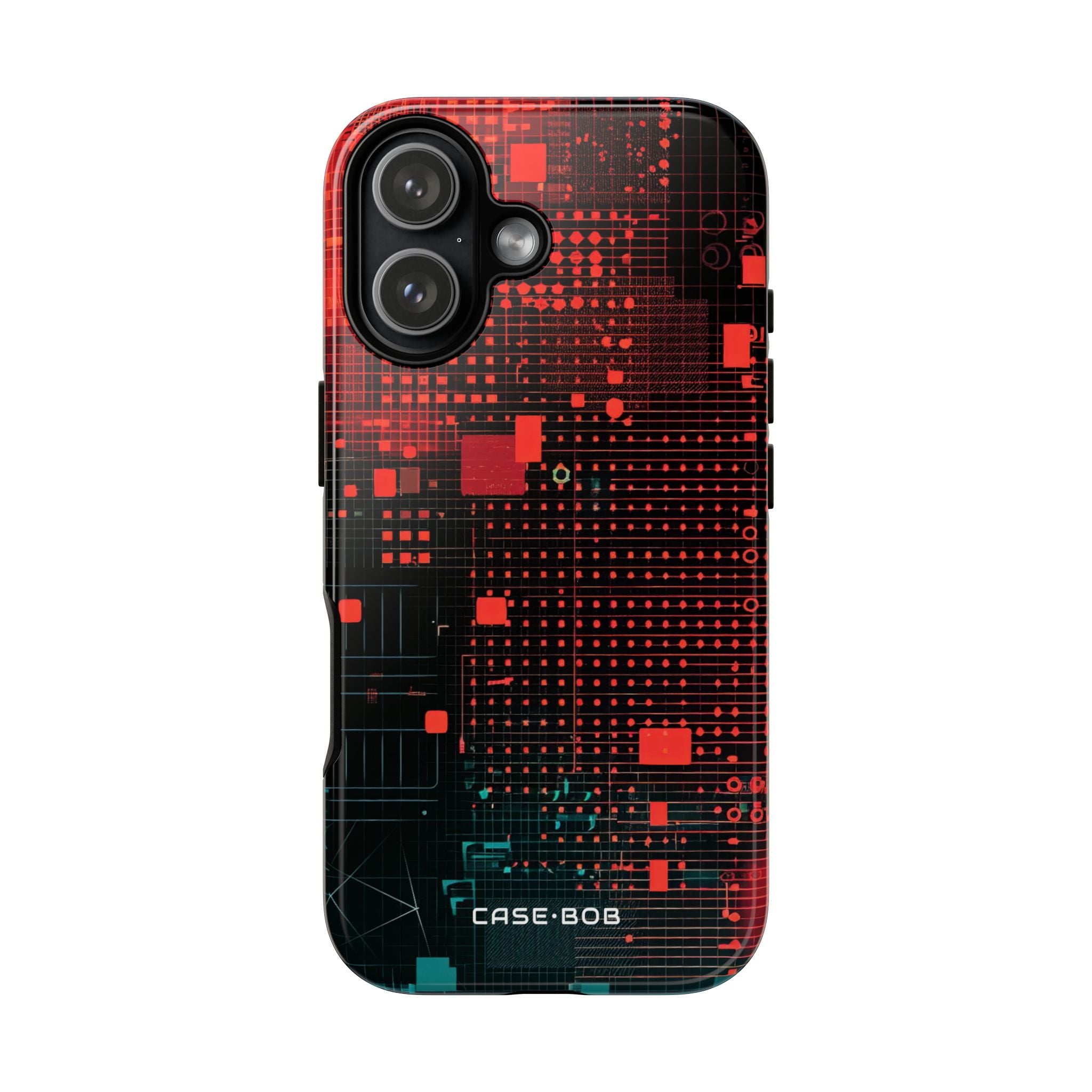 Grid Fusion iPhone 17 Case - Tough - CASE•BOB