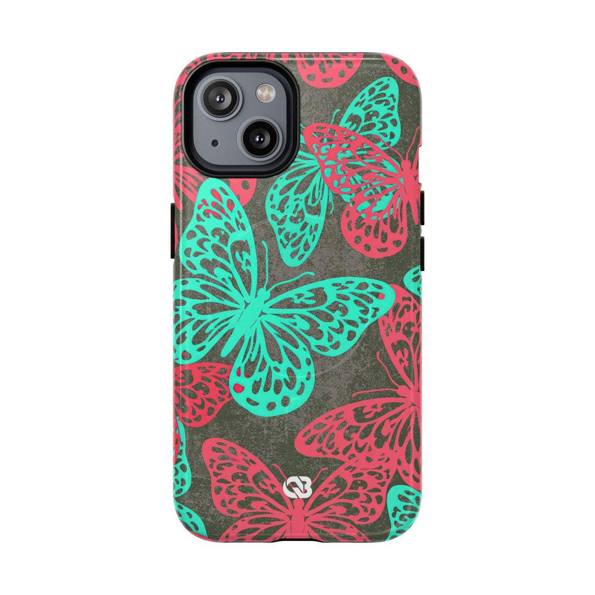 Electric Papillon · Tough 2.0 Magnetic Phone Case for iPhone · Pink