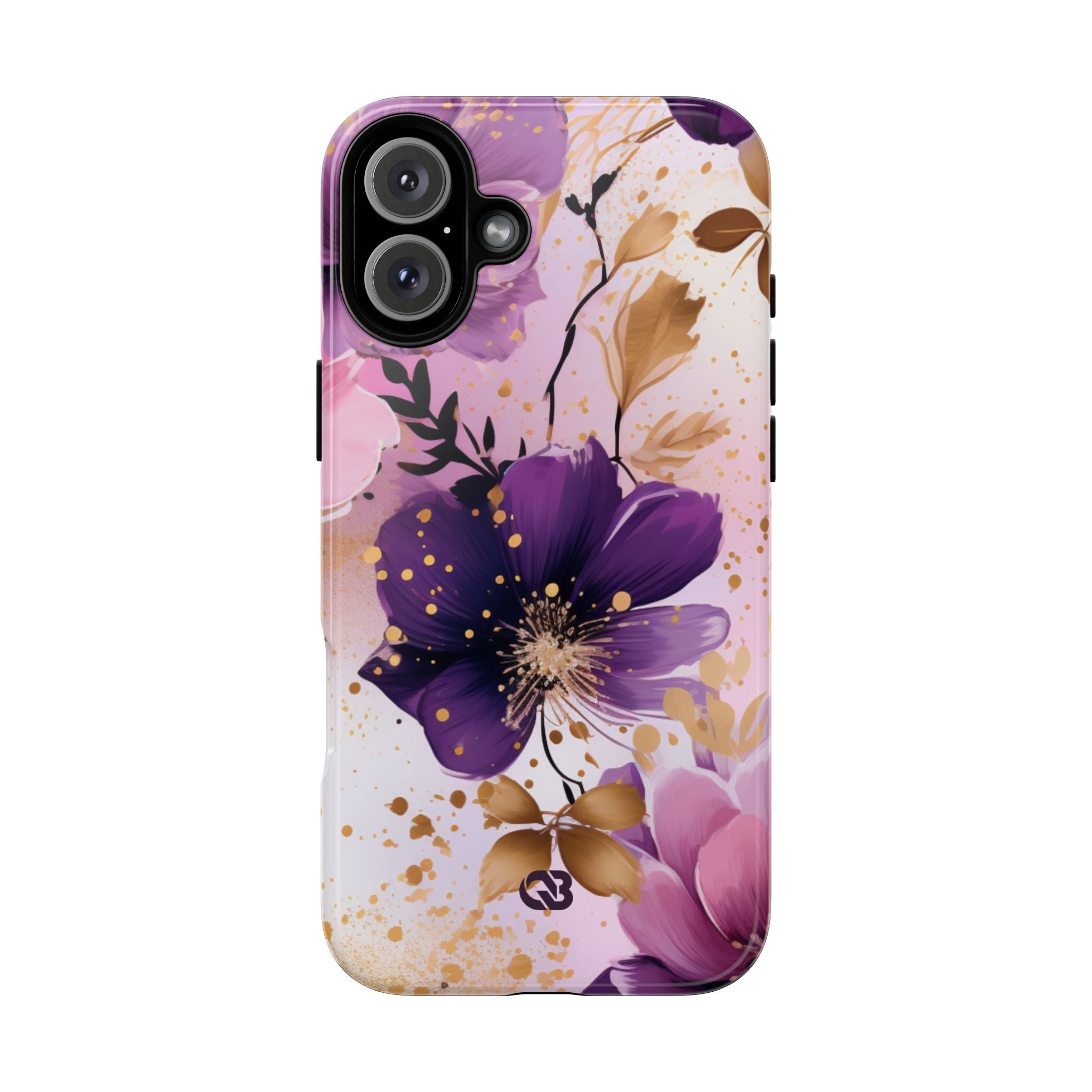 Gilded Violet Bloom · Tough Phone Case for iPhone
