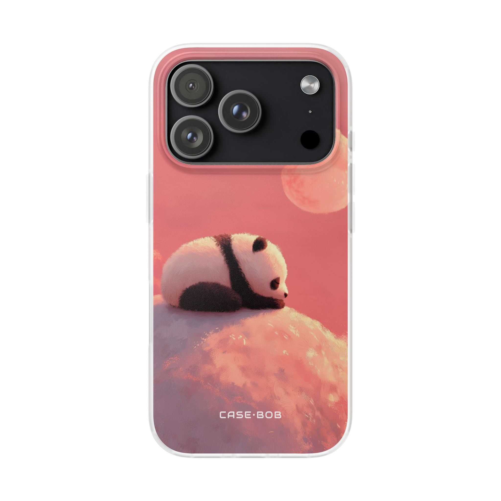 Panda Moonbeam iPhone 17 Pro Case - Soft - CASE•BOB