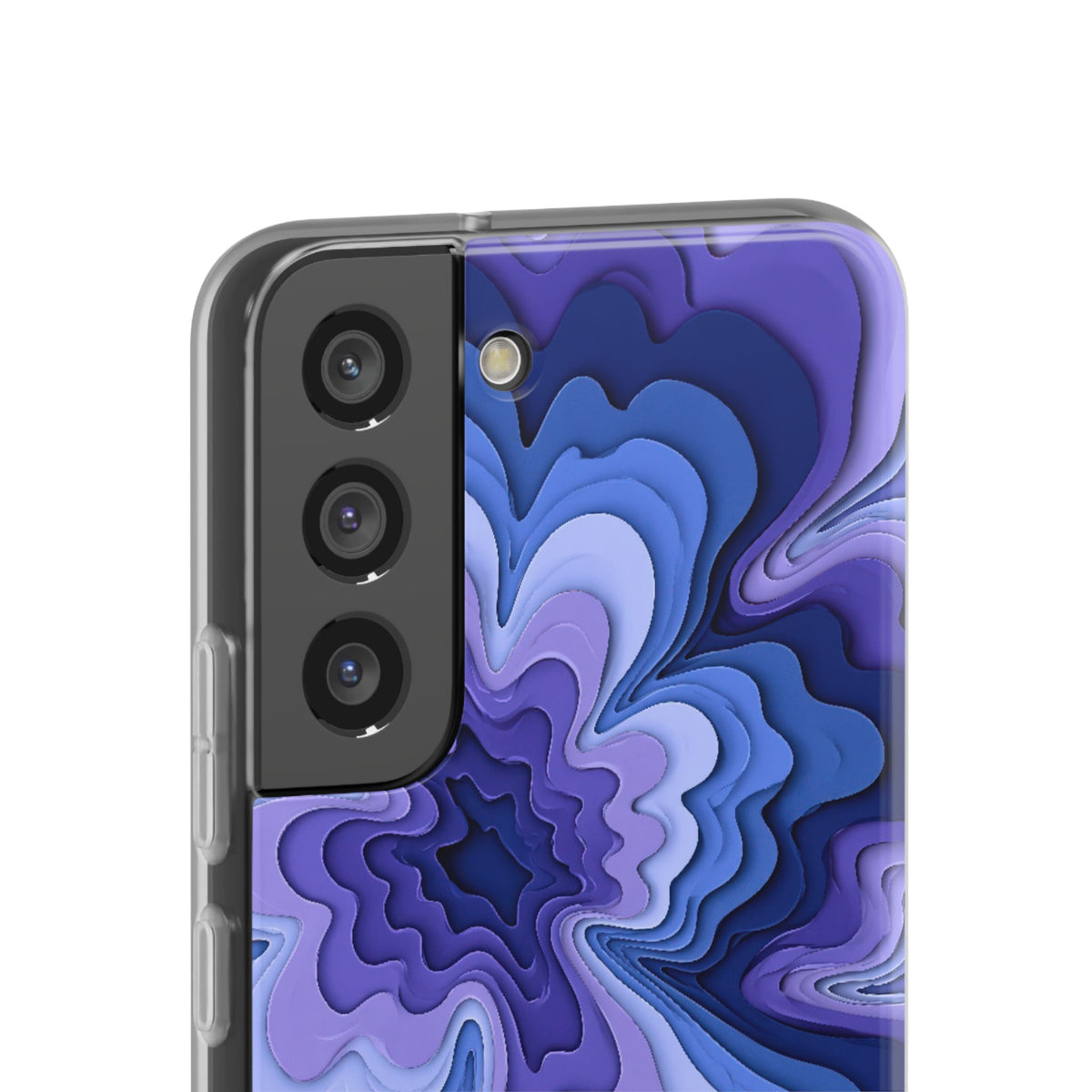 Periwinkle Strata Bloom · Lite Phone Case for Samsung · Purple