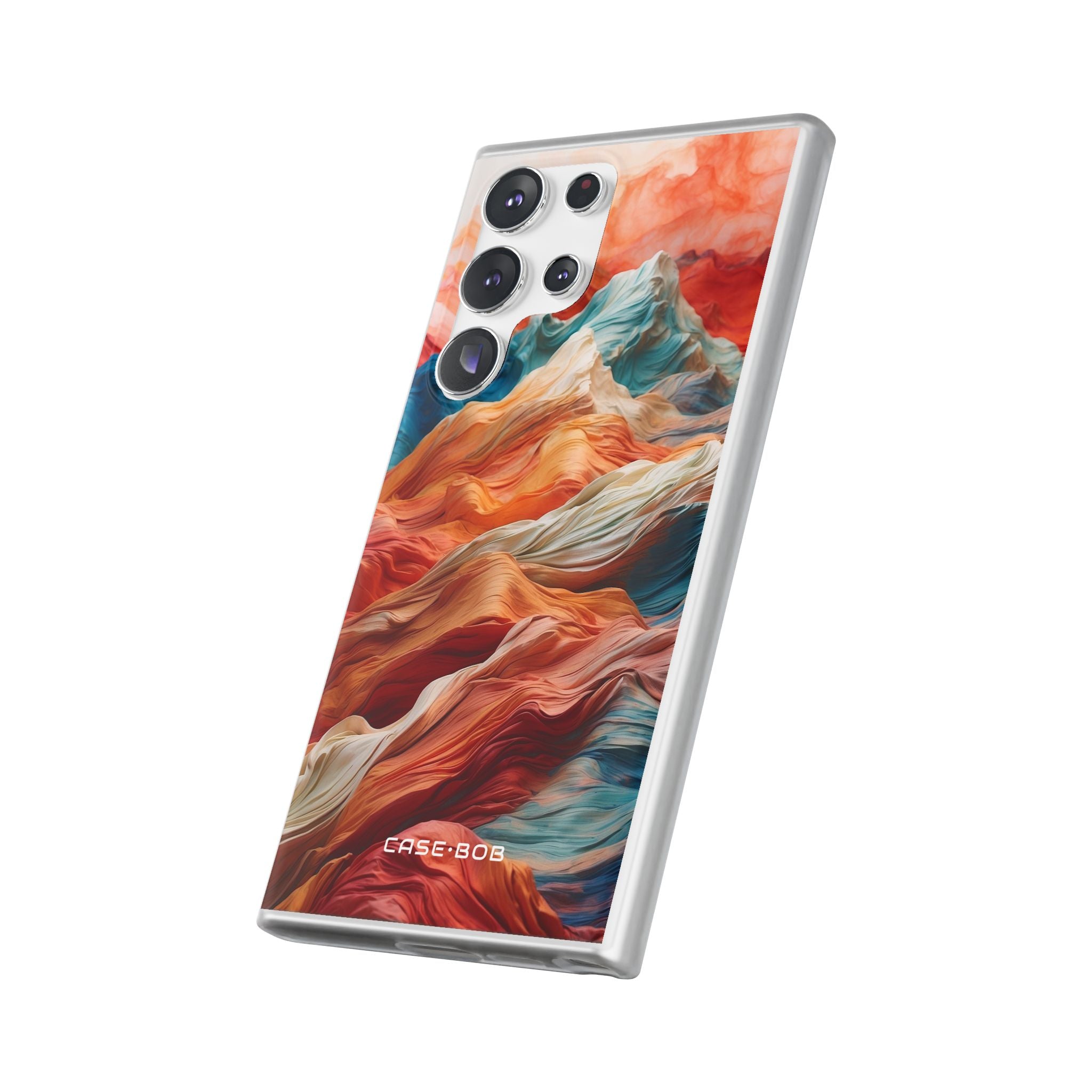 Kangas Peaks Cream Samsung S23 Ultra -pehmeä suojus