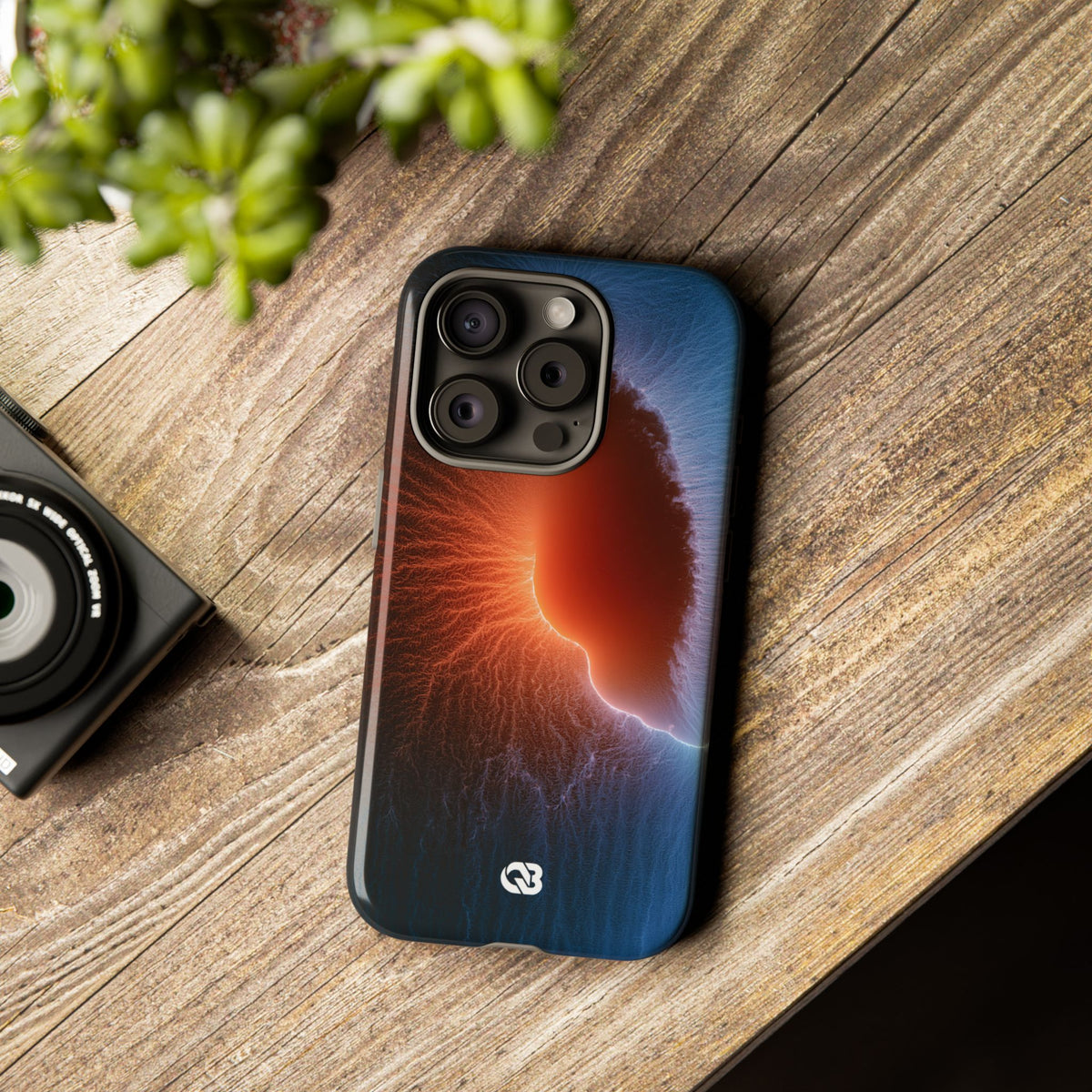 Thermal Aura Pulse · Tough Phone Case for iPhone · Blue