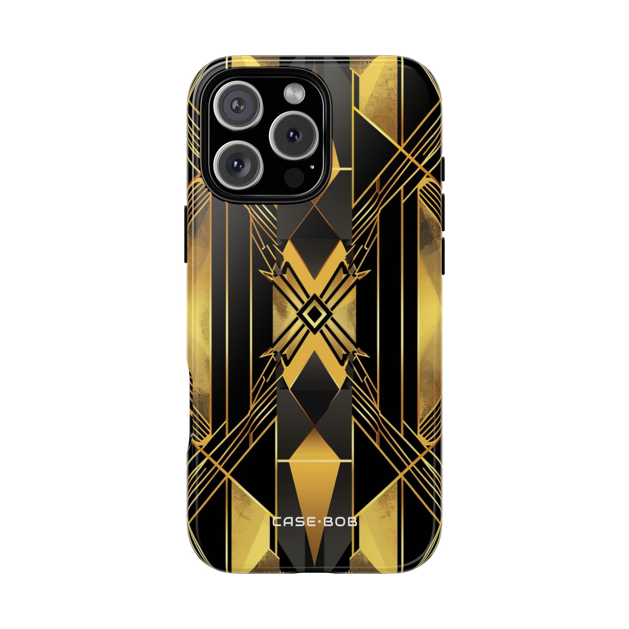Golden Diamond Radiance iPhone 16 Pro Max Case - Tough