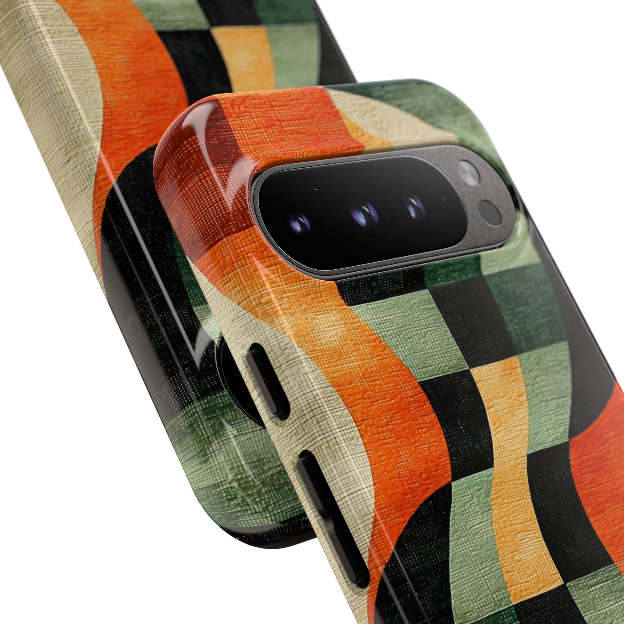 Burnt Orange Curve · Tough Phone Case for Google Pixel