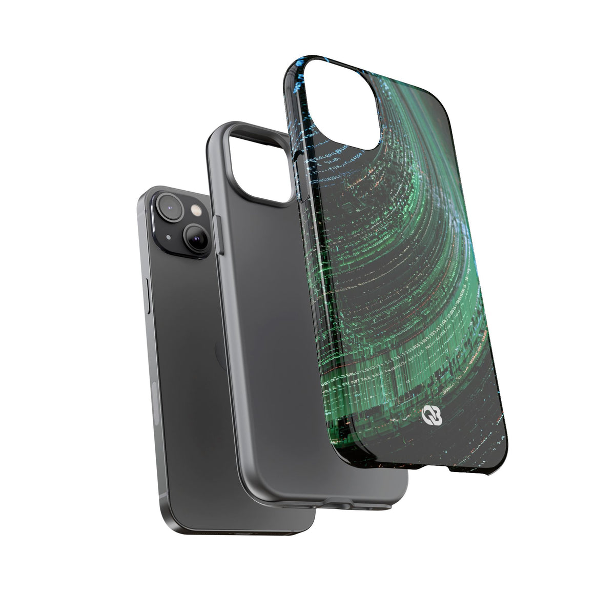 Orbital Data Stream · Tough Phone Case for iPhone · Green
