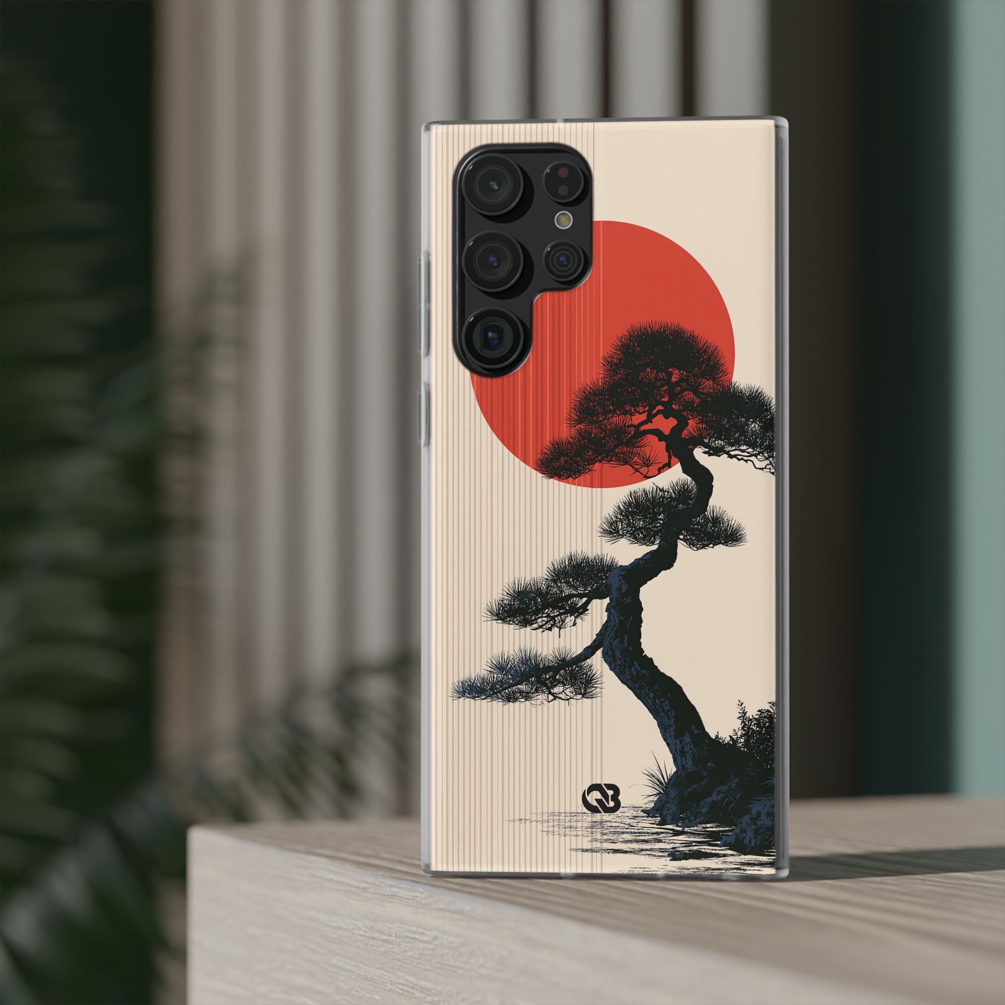 Beige Lite Phone Case for Samsung - Kyoto Crimson Pine