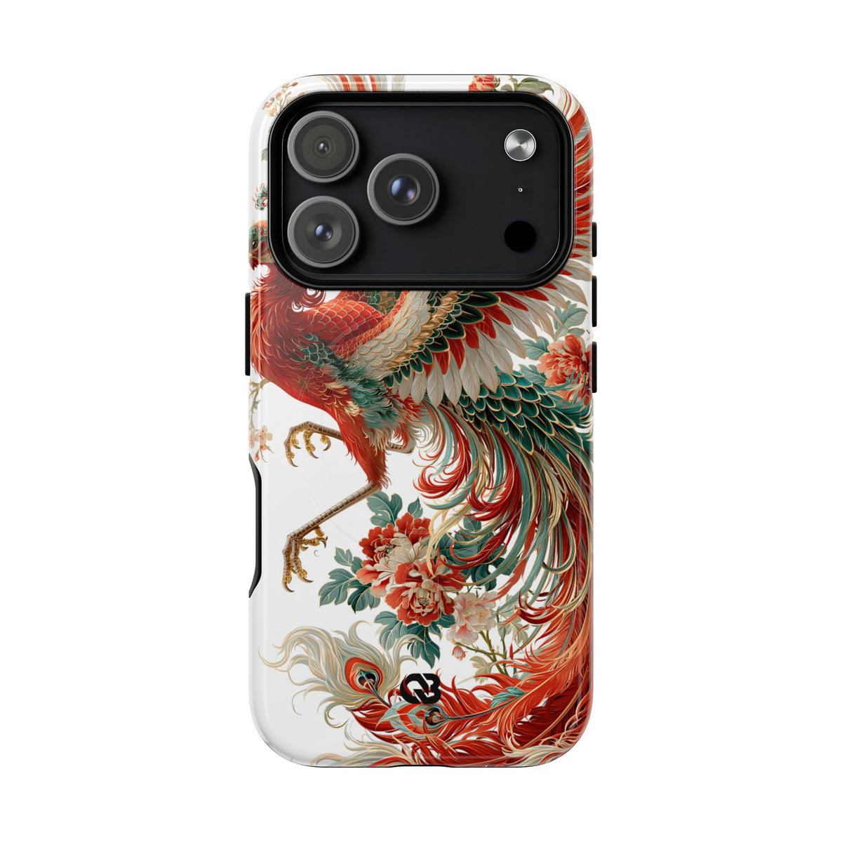 Vermilion Imperial Phoenix · Tough 2.0 Magnetic Phone Case for iPhone · Red
