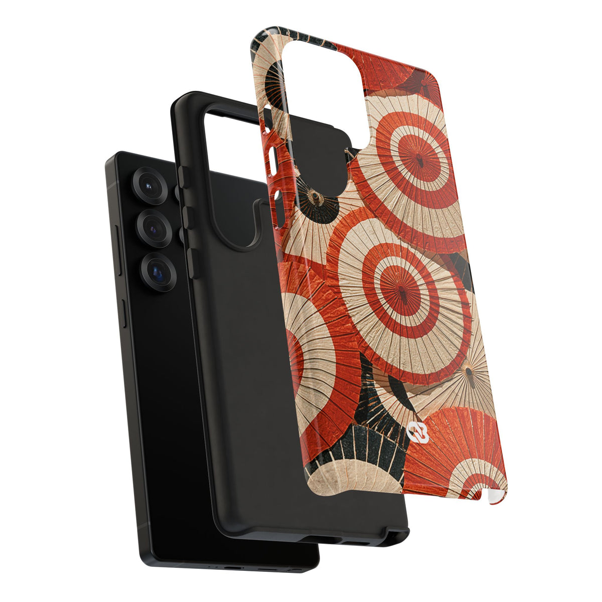Vermilion Wagasa Motif · Tough Phone Case for Samsung · Red