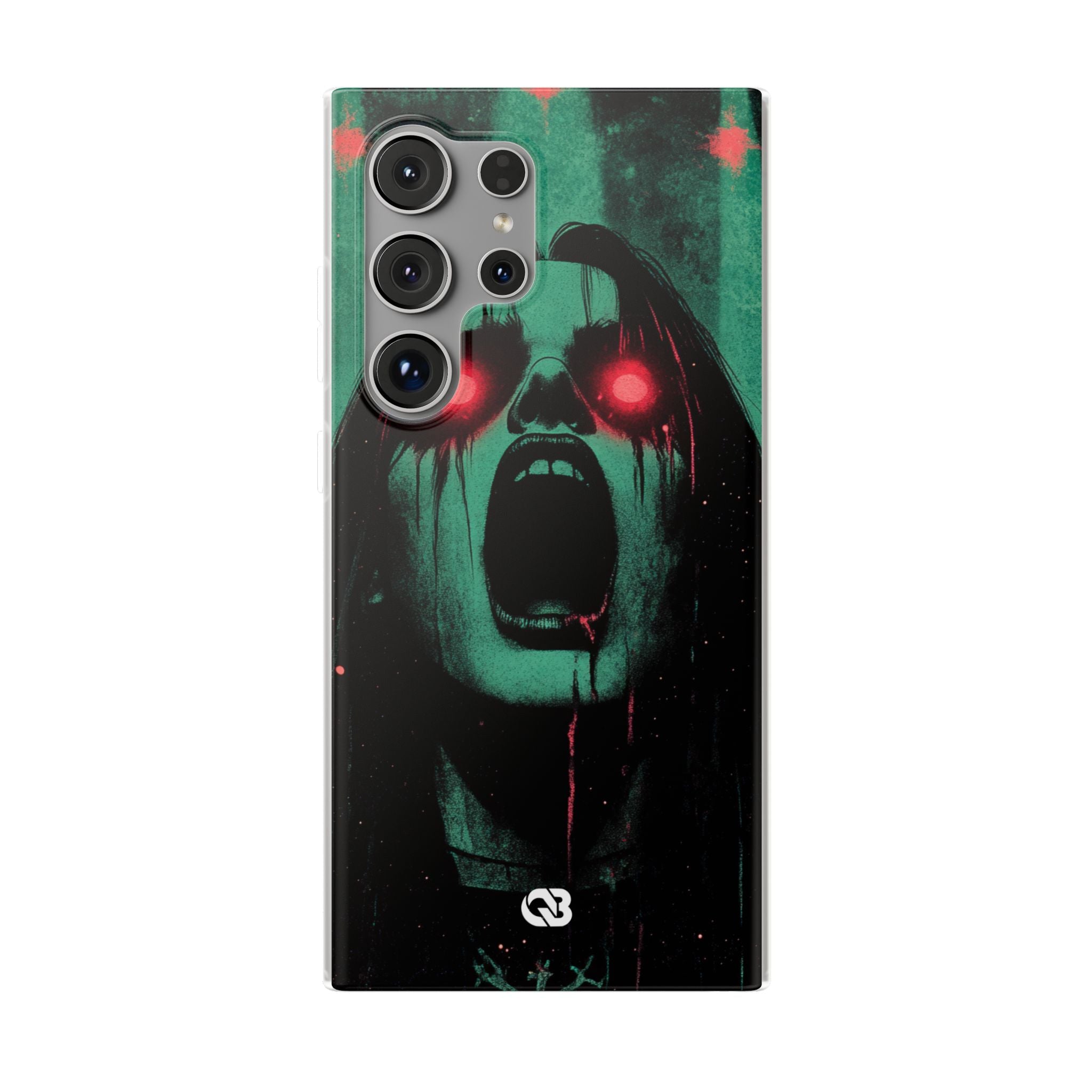 Crimson Emerald Scream · Soft Phone Case for Samsung