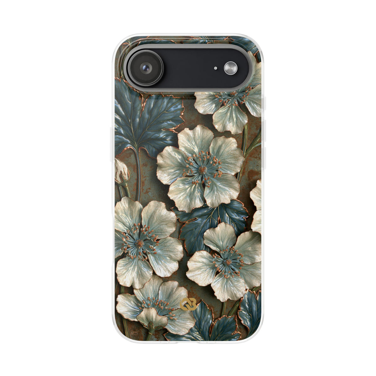 Gilded Blossom Reverie · Lite Phone Case for iPhone · Teal