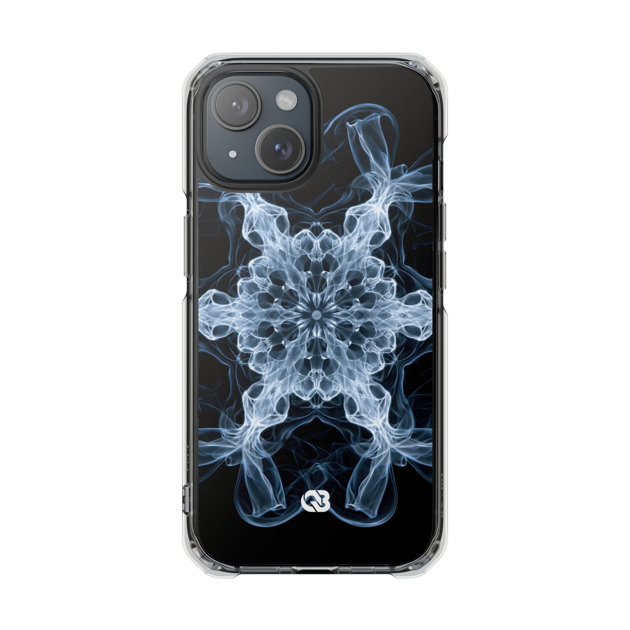 Blue Impact MagSafe Phone Case for iPhone - Glacial Smoke Crown