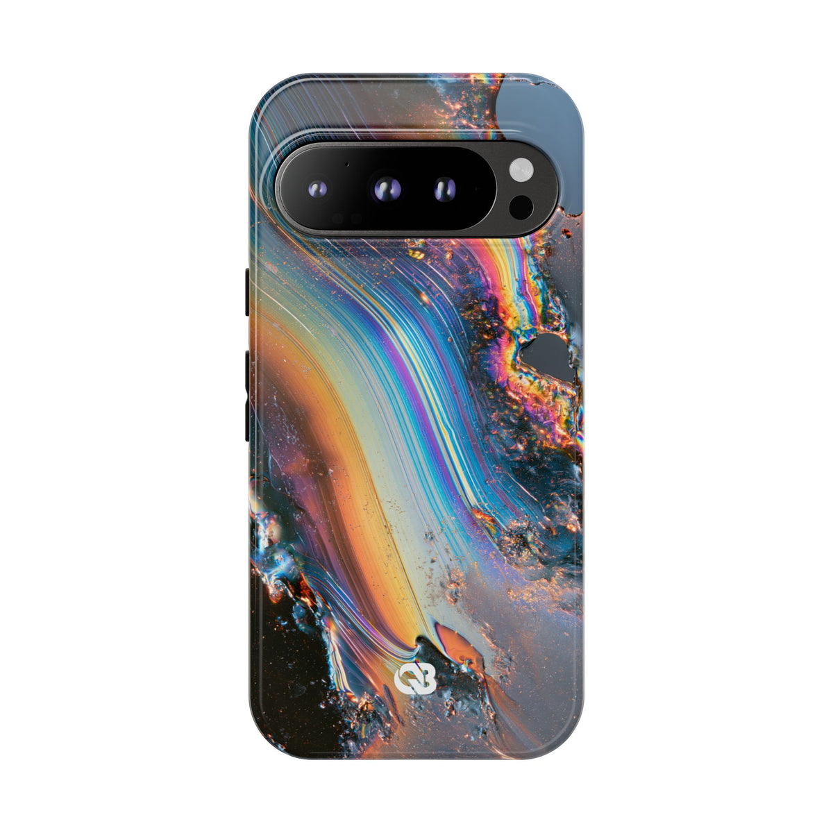 Prismatic Aura Flow · Tough Phone Case for Pixel · Blue