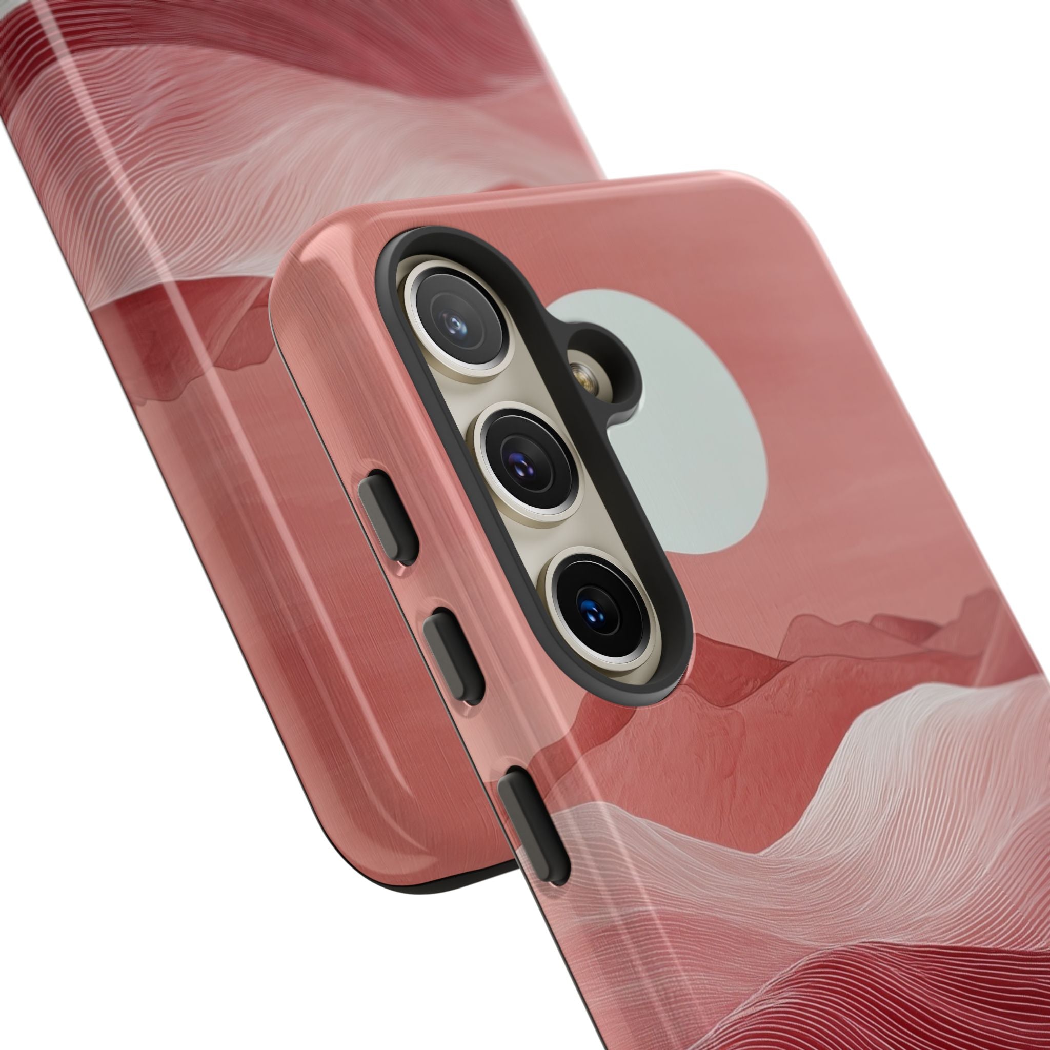 Crimson Dune Horizon · Tough Handyhülle für Samsung