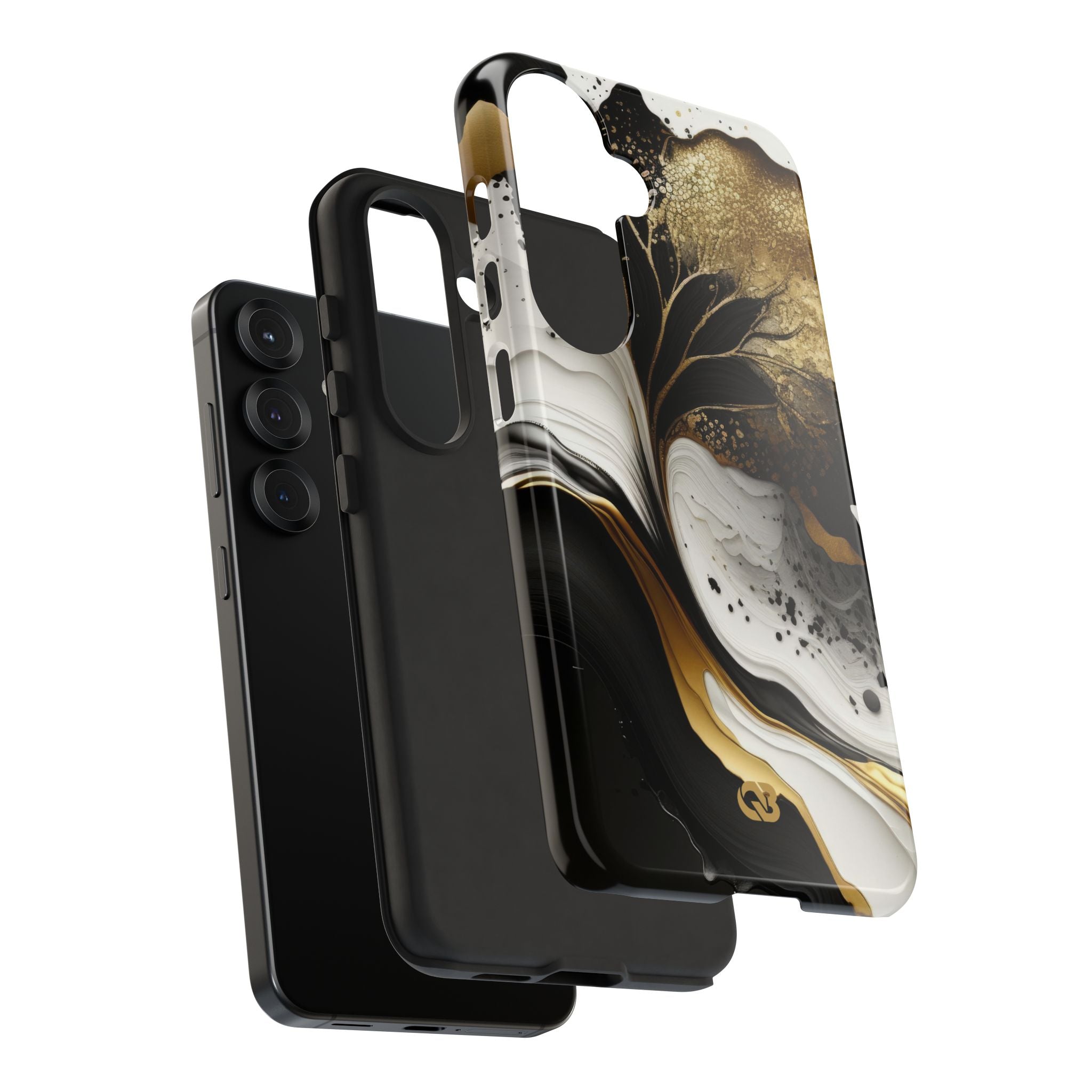 Molten Onyx Gold · Tough Coque de téléphone pour Samsung
