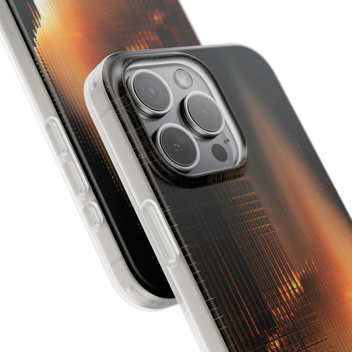 Luminous Grid · Lite Phone Case for iPhone · Black