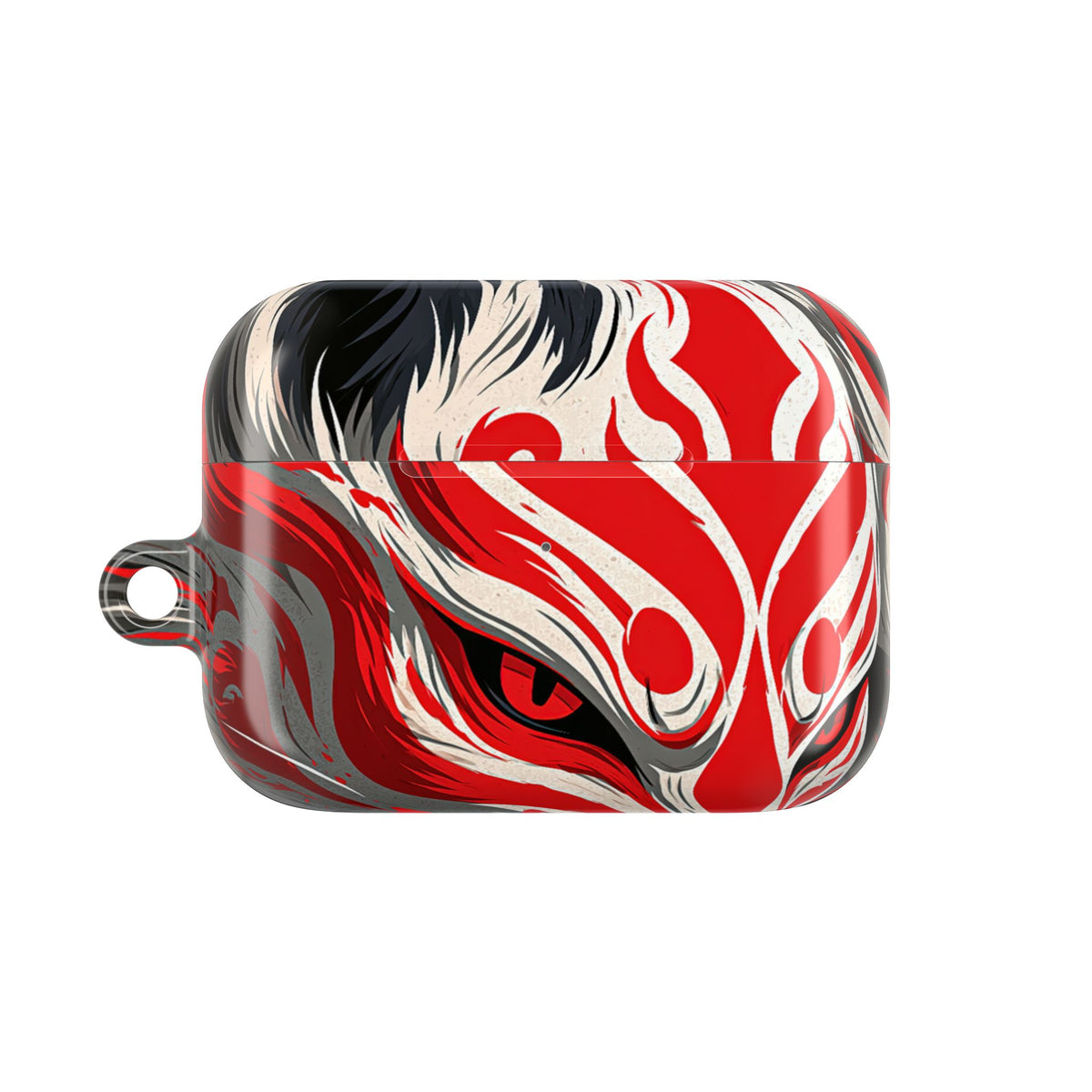 Crimson Kitsune Spirit · Hard Case for AirPods & AirPods Pro · Red