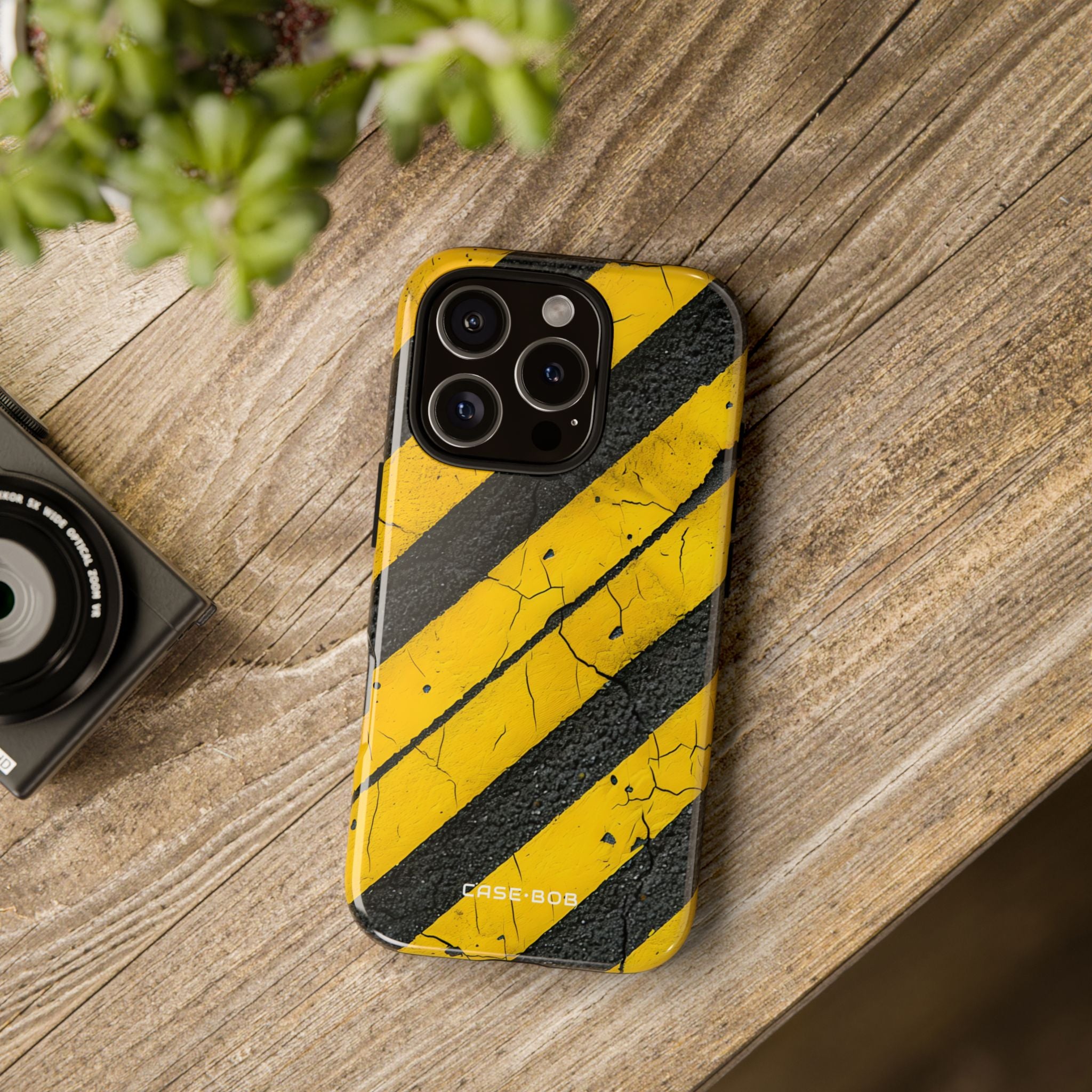 Cracked Caution iPhone 16 Pro Case - Tough