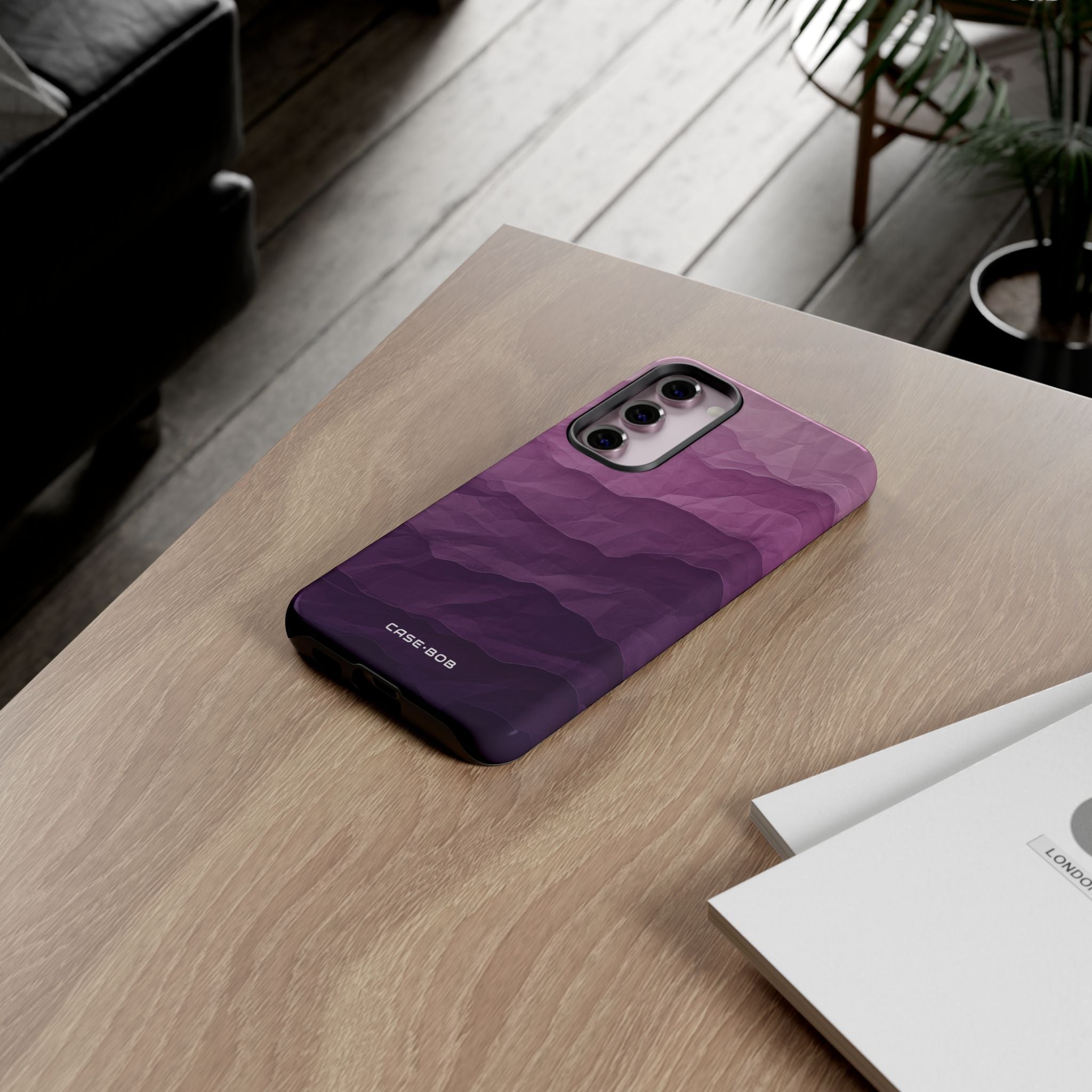 Purple Wave Layers Samsung S23 Plus Case - Tough