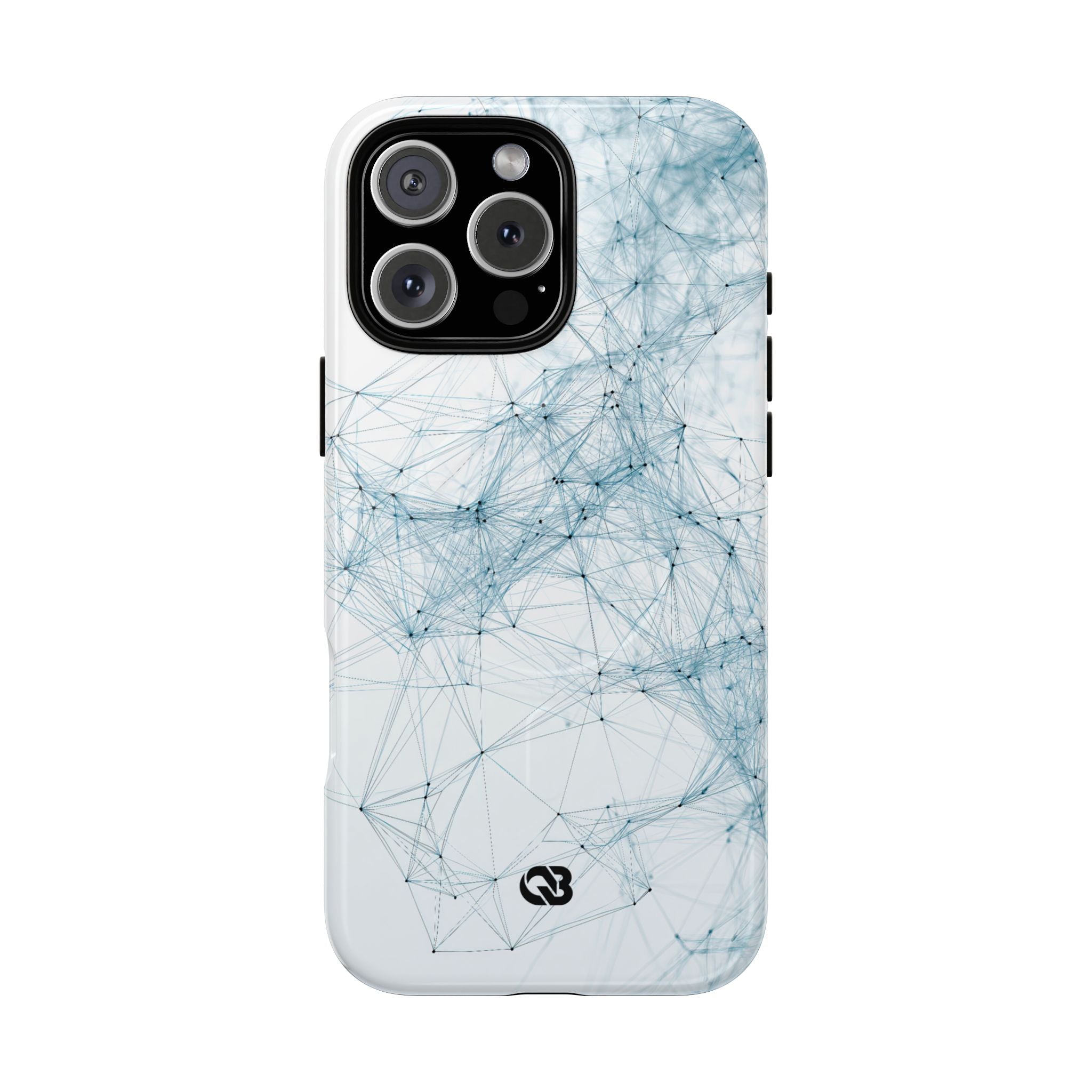 Blue Tough 2.0 Magsafe Phone Case for iPhone - Glacial Neural Web