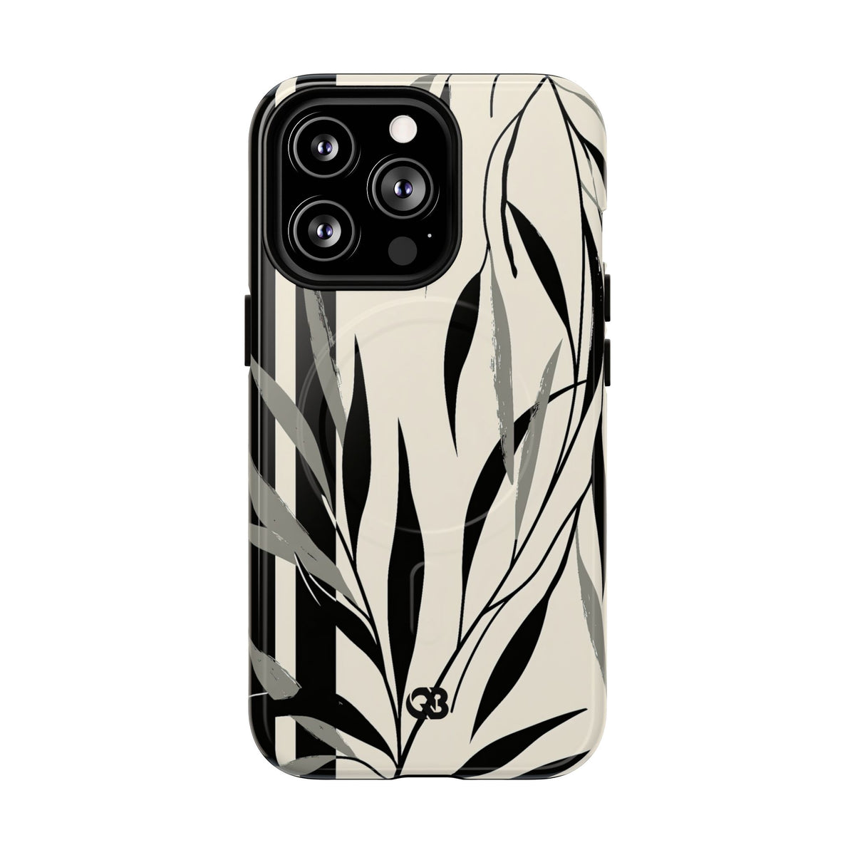 Linear Willow Study · Tough 2.0 Magnetic Phone Case for iPhone · Beige