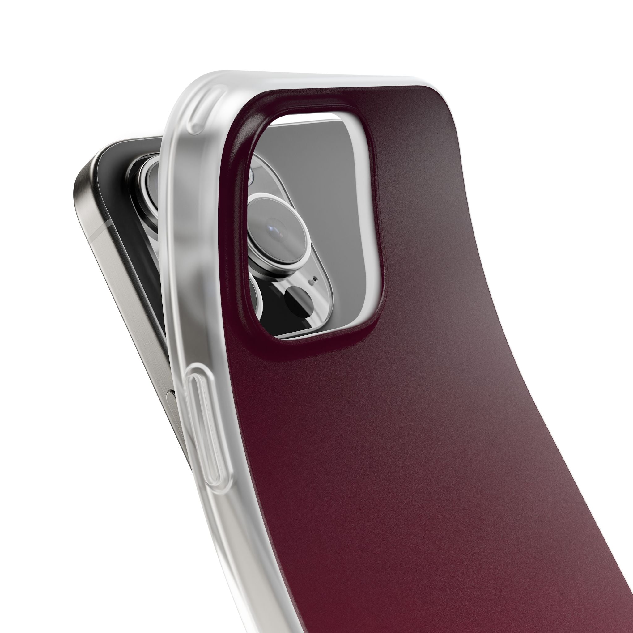 Red Lite Phone Case for iPhone - Deep Sangria Gradient