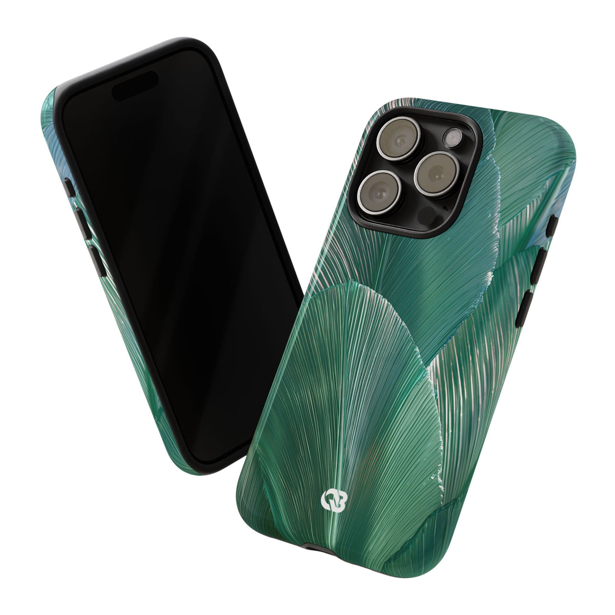 Translucent Fan Palm · Tough Phone Case for iPhone · Teal